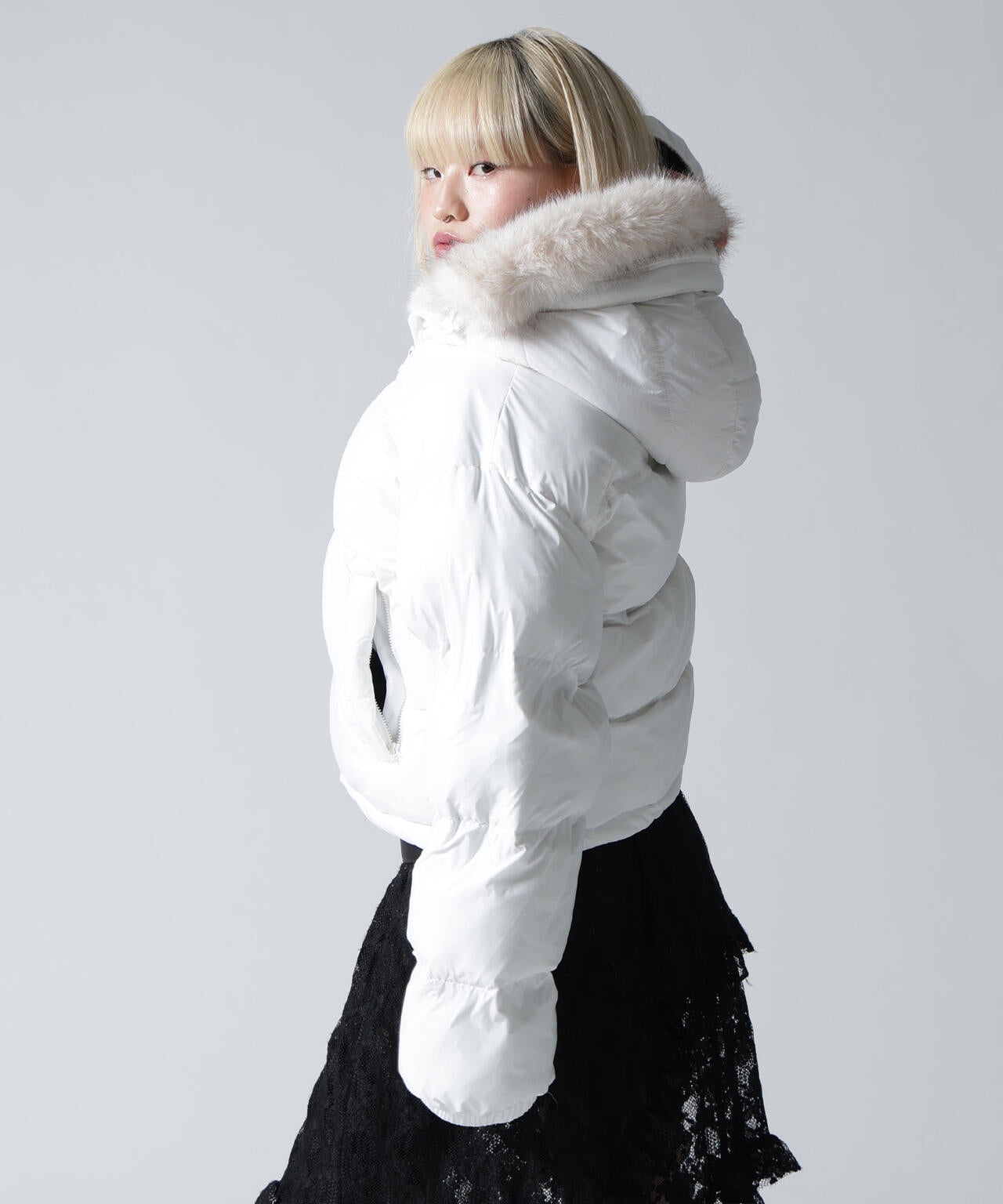 FR(13)NDS/フレンズ/NYLON FUR HOOD BLOUSON