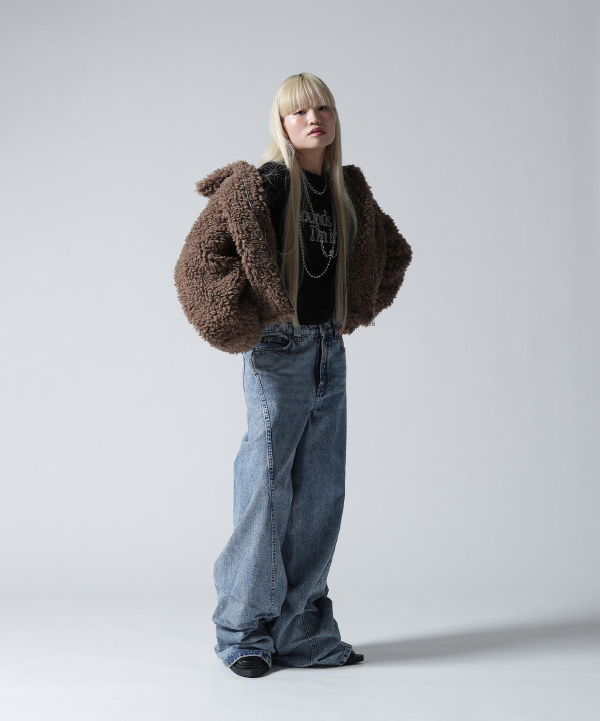 FR(13)NDS/フレンズ/WOMEN BOA COLLAR BLOUSON