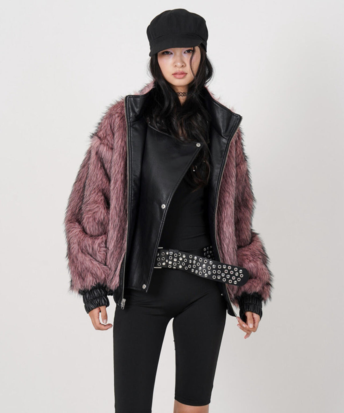 MITSUKI/ミツキ/FAUX LEATHER REVERSIBLE BLOUSON