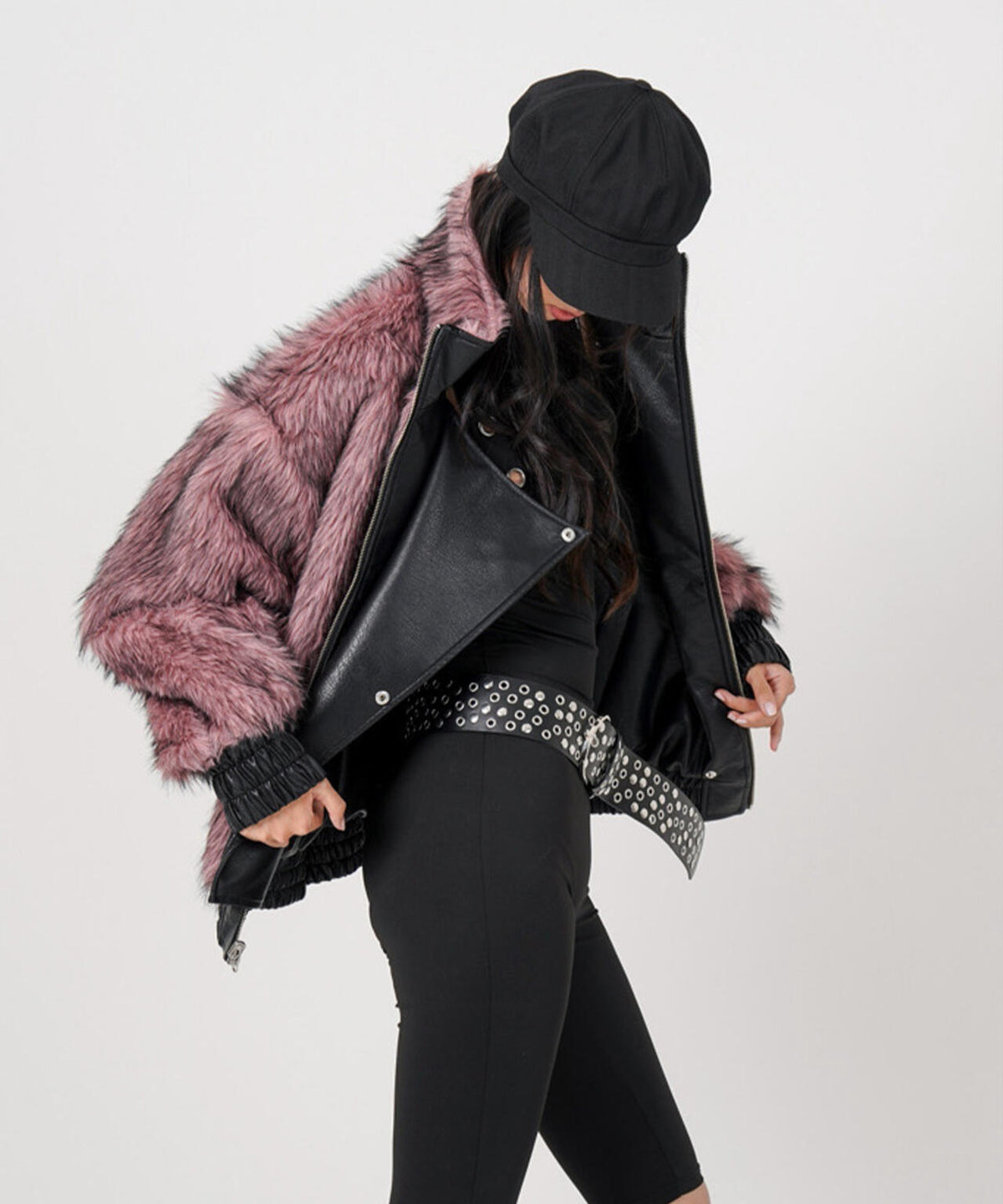 MITSUKI/ミツキ/FAUX LEATHER REVERSIBLE BLOUSON