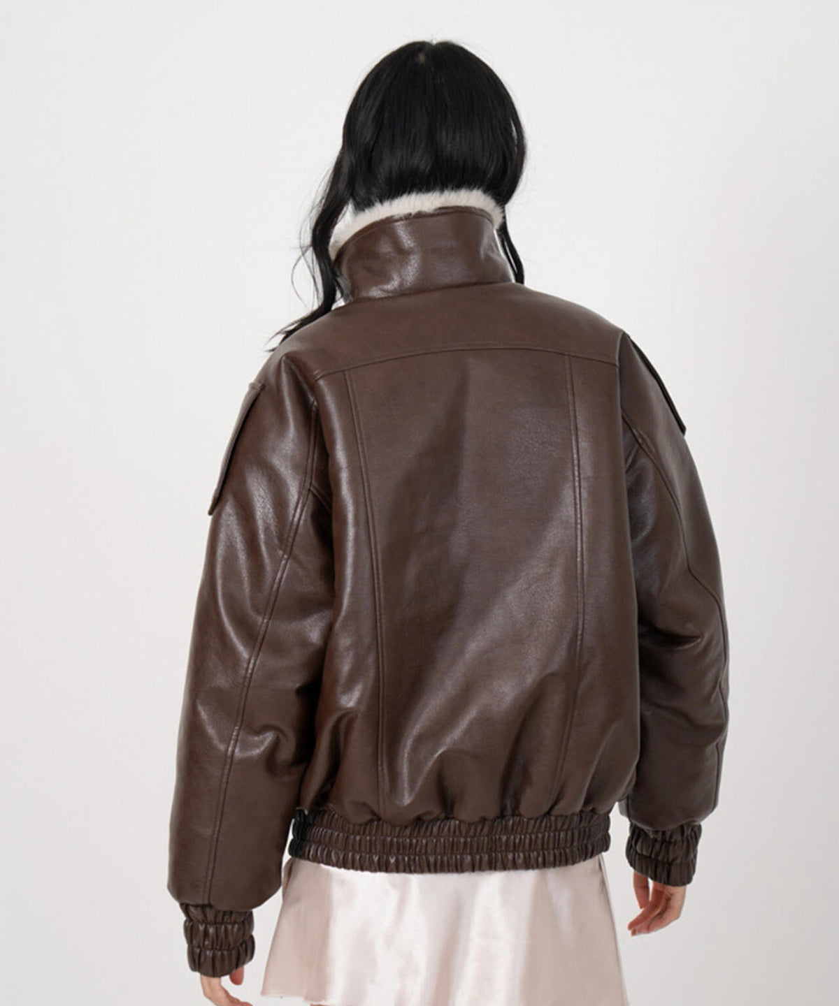MITSUKI/ミツキ/FAUX LEATHER REVERSIBLE BLOUSON