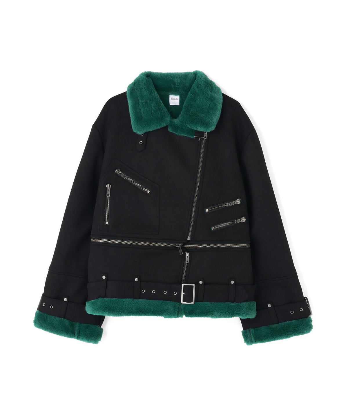 MITSUKI/ミツキ/2WAY FAUX SHEARLING JACKET