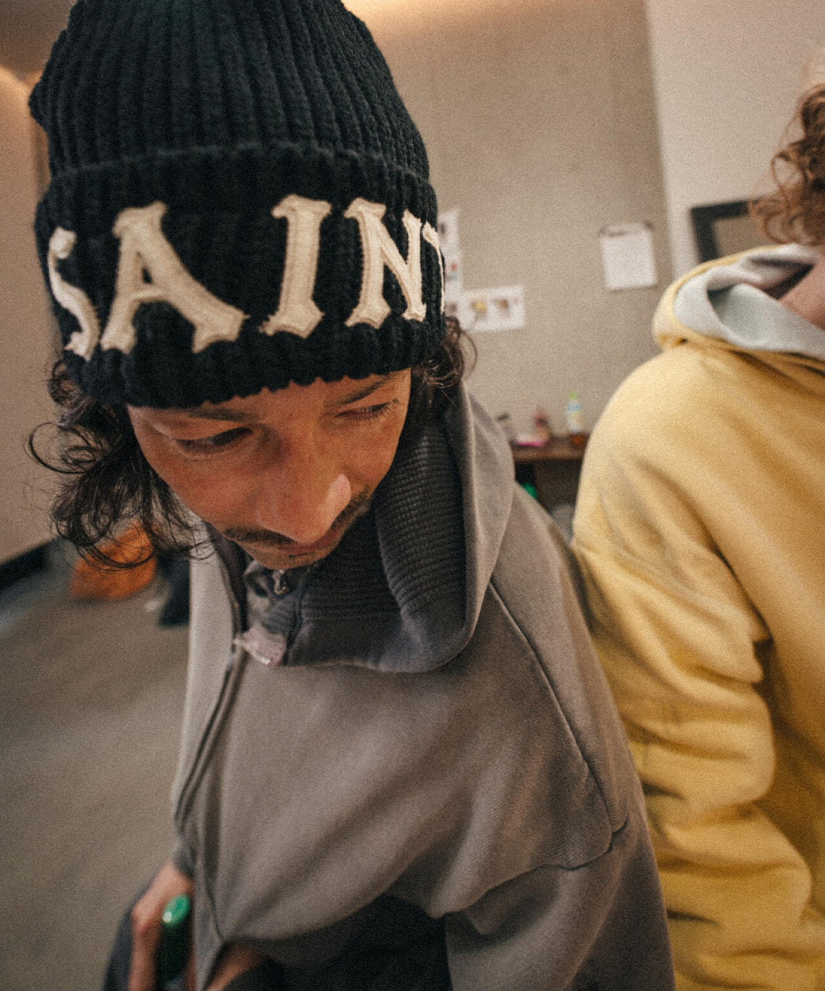 SAINT MICHAEL/セントマイケル/KNIT CAP/SAINT/BLACK