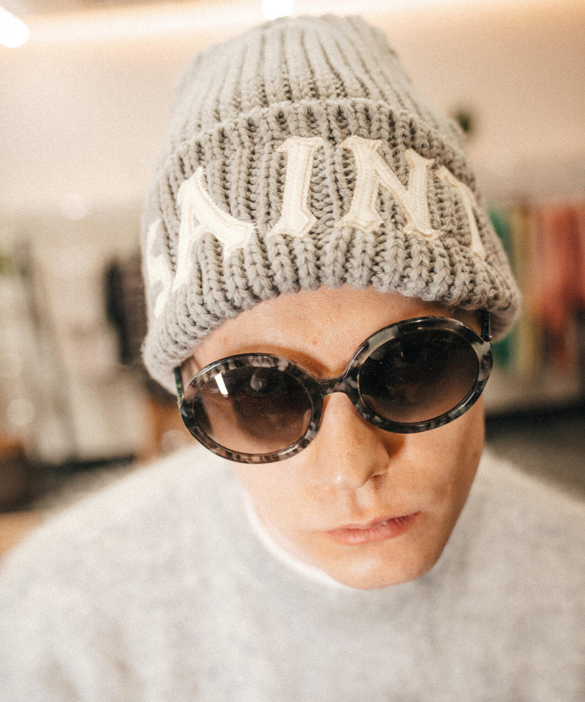 SAINT MICHAEL/セントマイケル/KNIT CAP/SAINT/GRAY