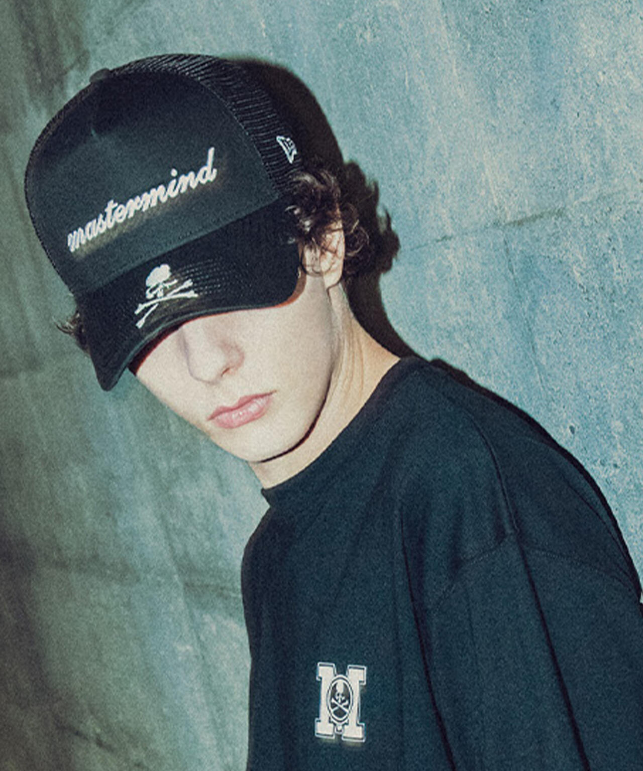 mastermind JAPAN×New Era/940AFTR MMJ SCRIPT LOGO BLK WHT | ROYAL