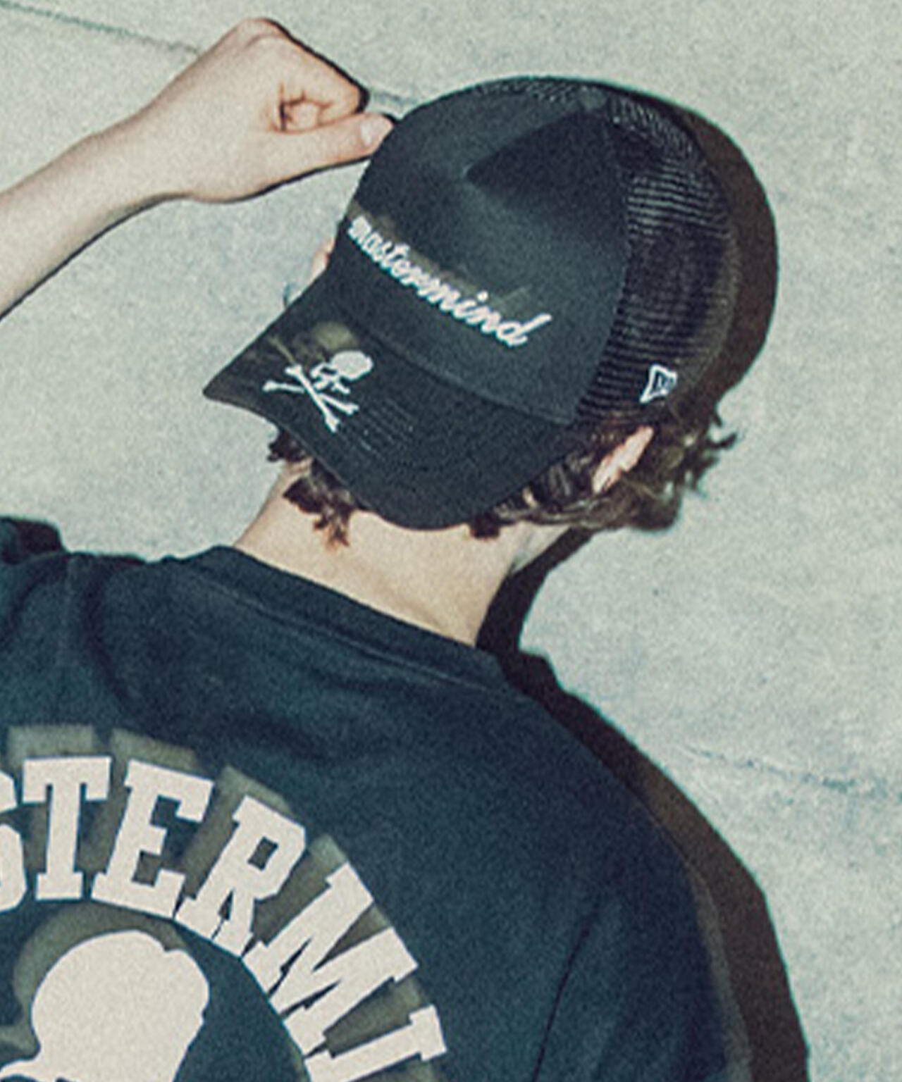 mastermind JAPAN×New Era/940AFTR MMJ SCRIPT LOGO BLK WHT