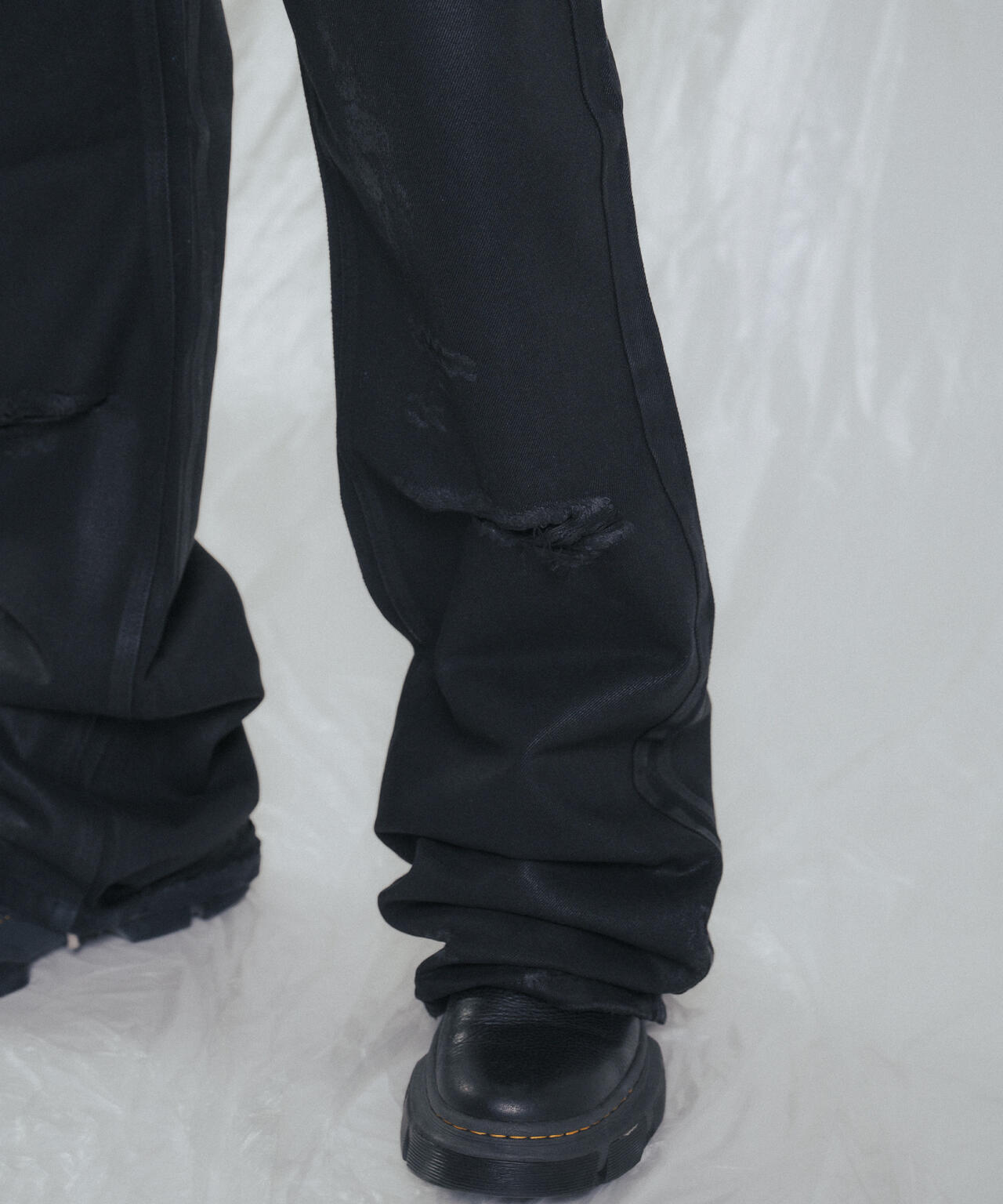 FR(13)NDS /フレンズ/BLACK COATINGFLARE PANTS