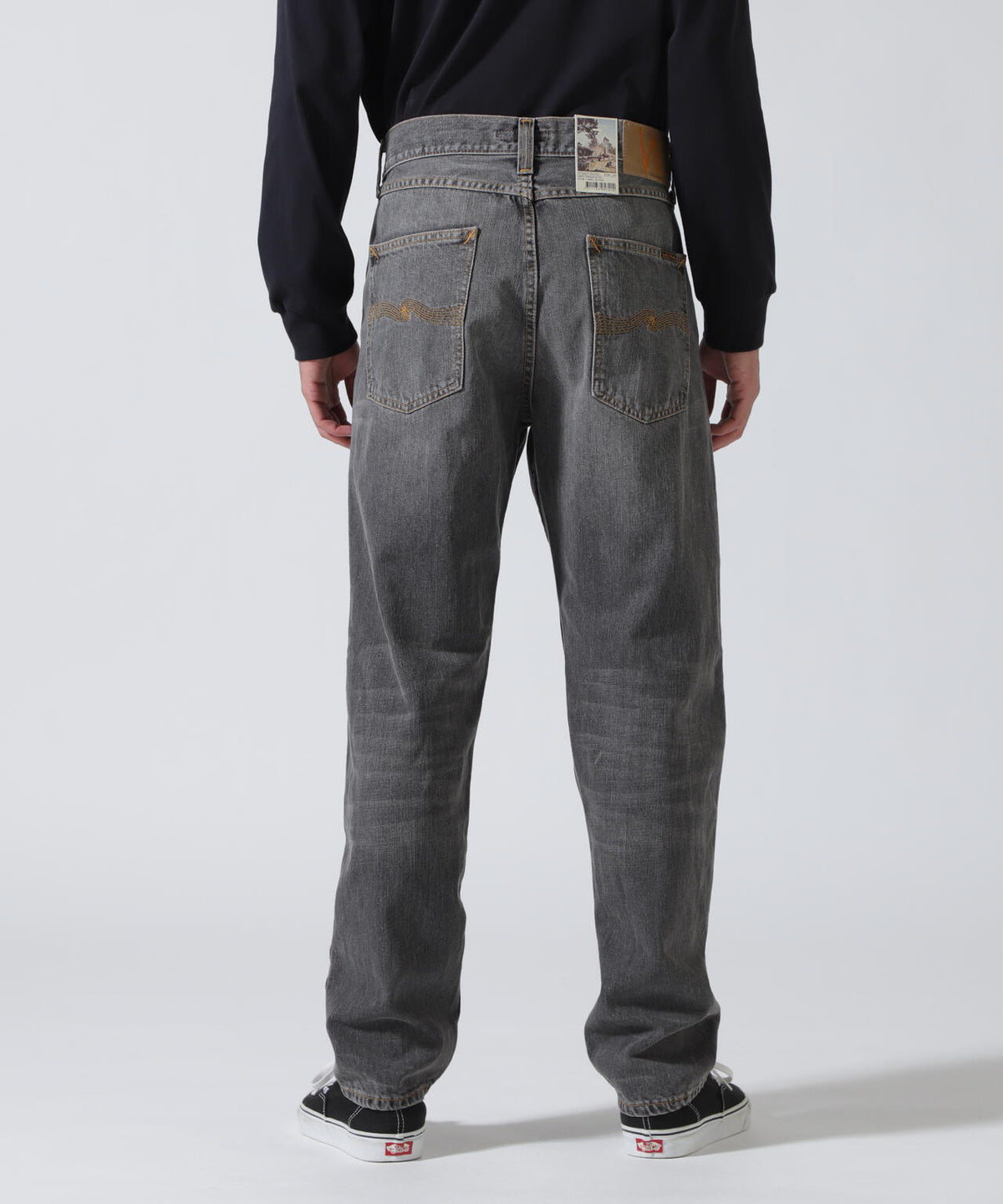 NUDIE JEANS/ヌーディージーンズ/Steady Eddie II Grey Crosshatch