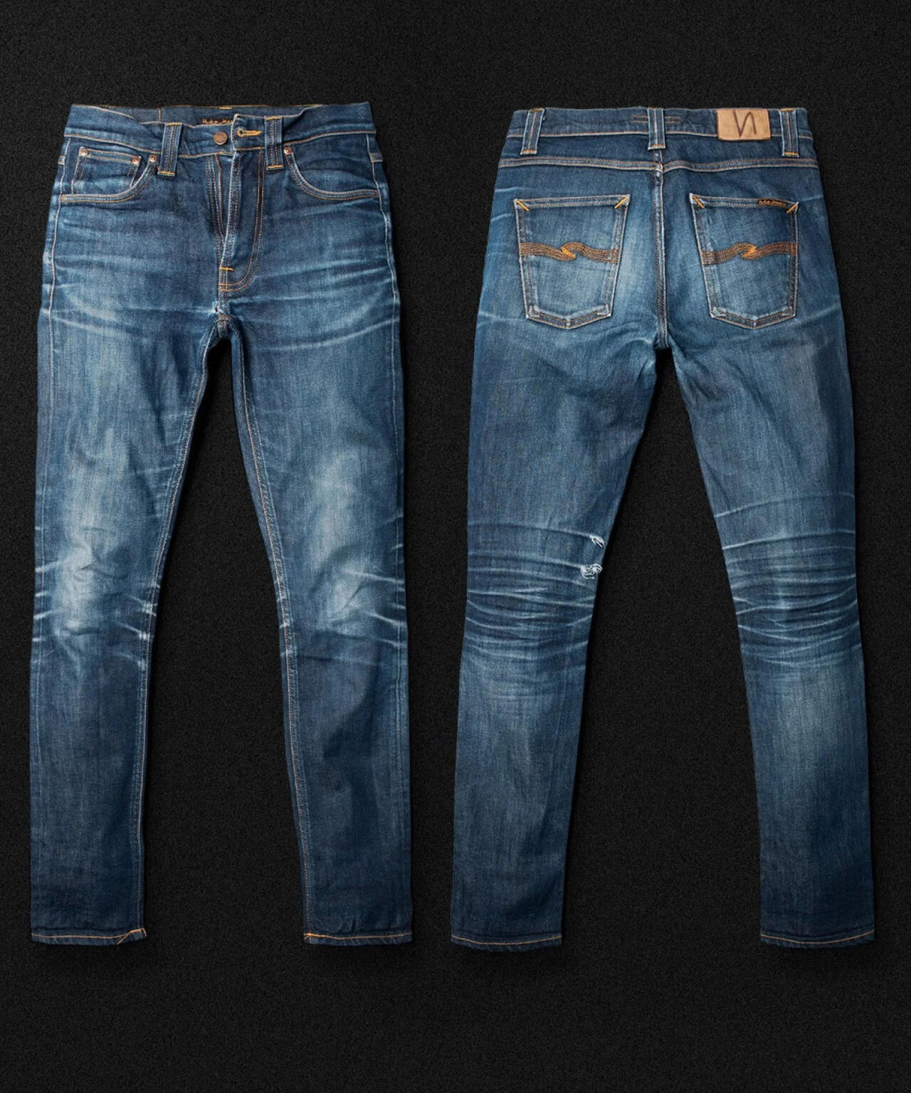 NUDIE JEANS/ヌーディージーンズ/Lean Dean/Dry 16 Dips
