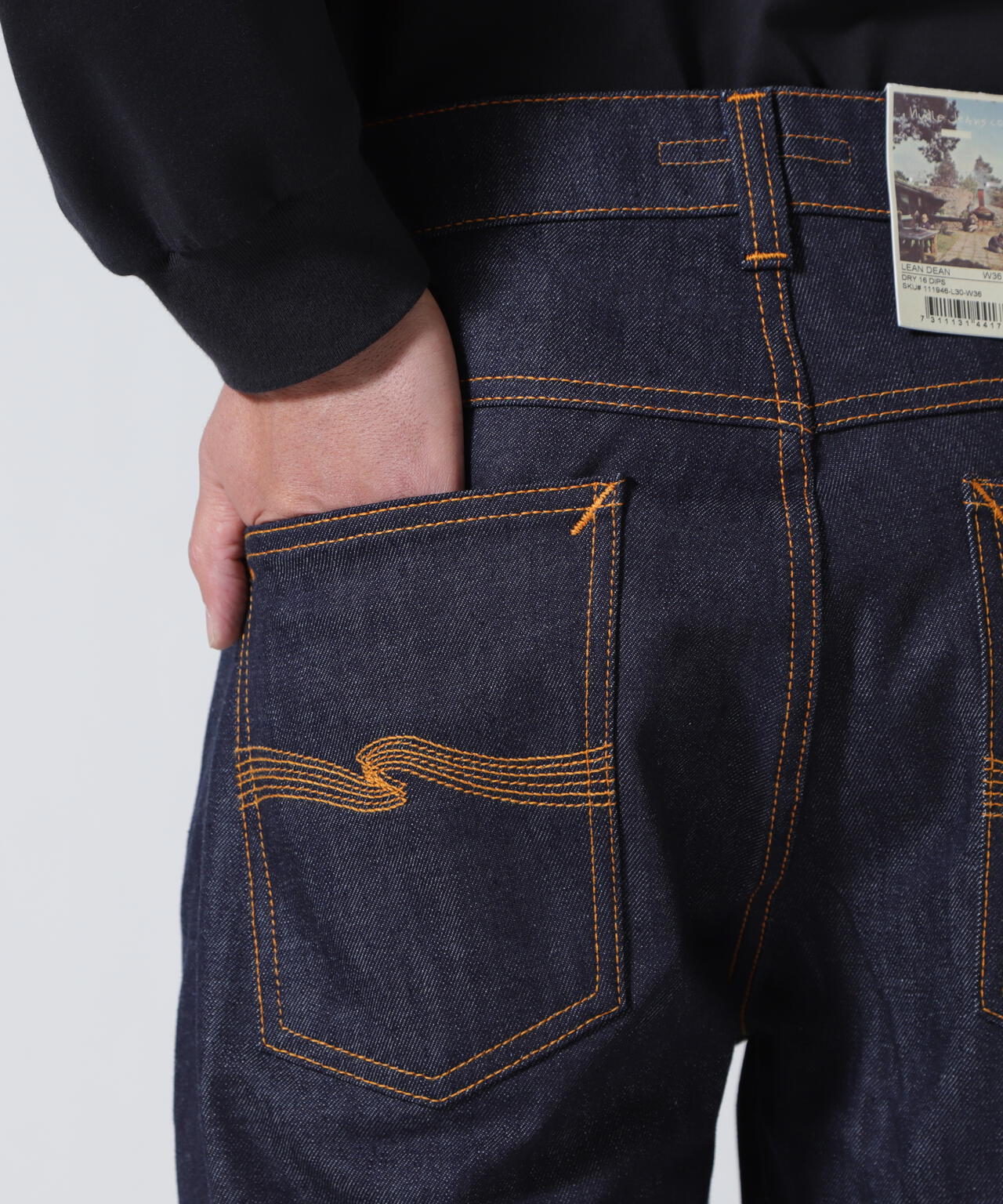 NUDIE JEANS/ヌーディージーンズ/Lean Dean/Dry 16 Dips