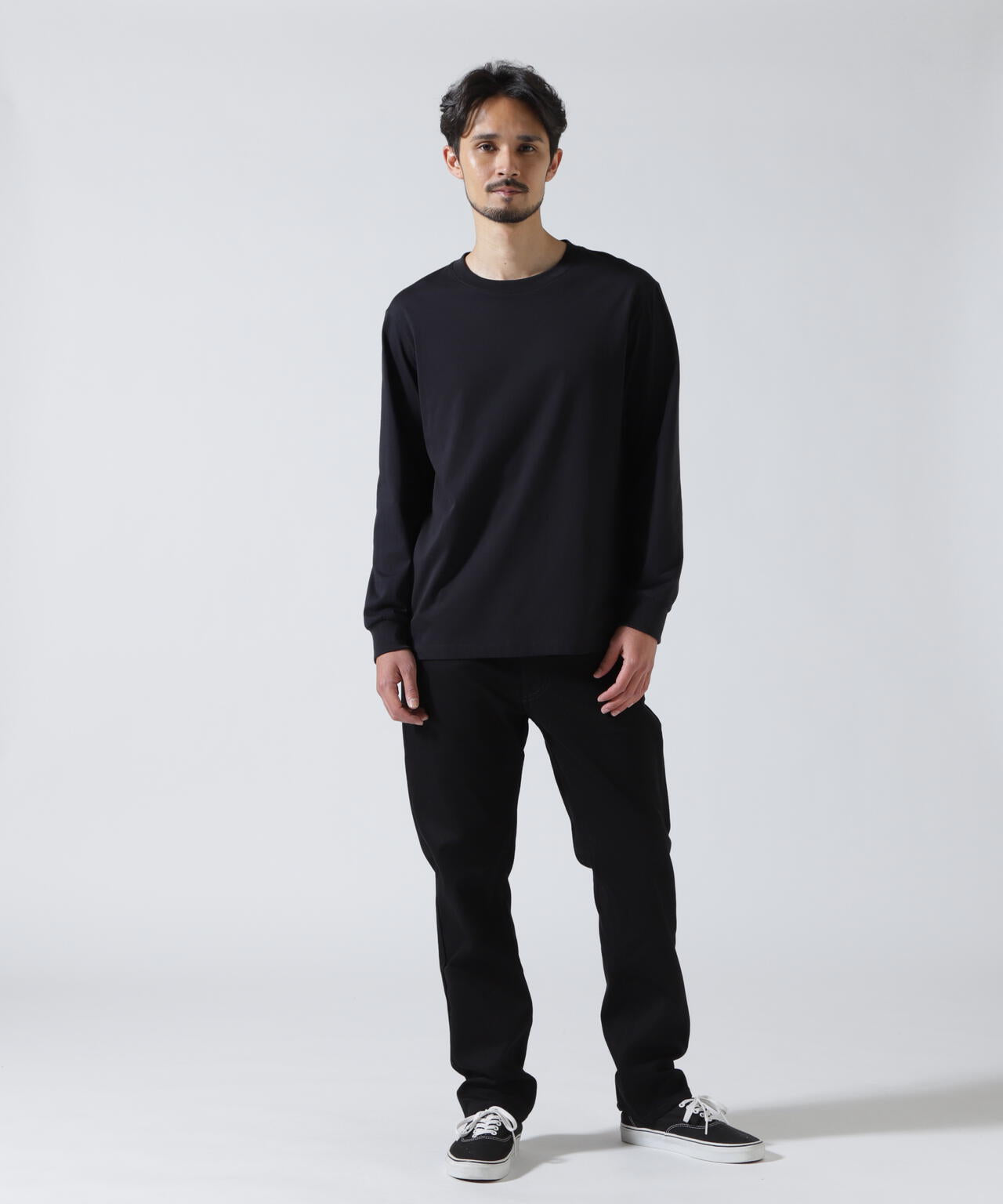 NUDIE JEANS/ヌーディージーンズ/LEAN DEAN /DRY EVER BLACK