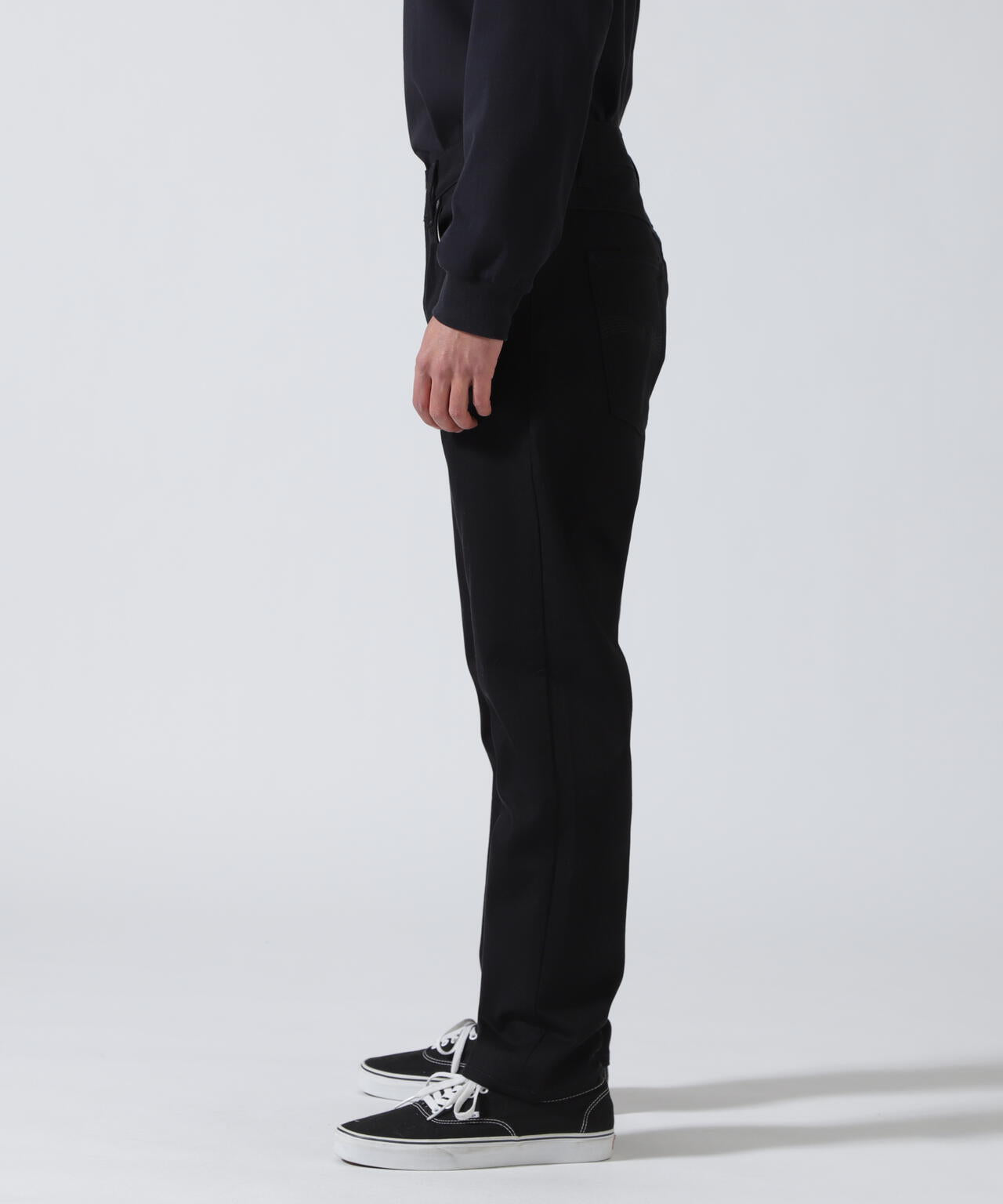 NUDIE JEANS/ヌーディージーンズ/LEAN DEAN /DRY EVER BLACK