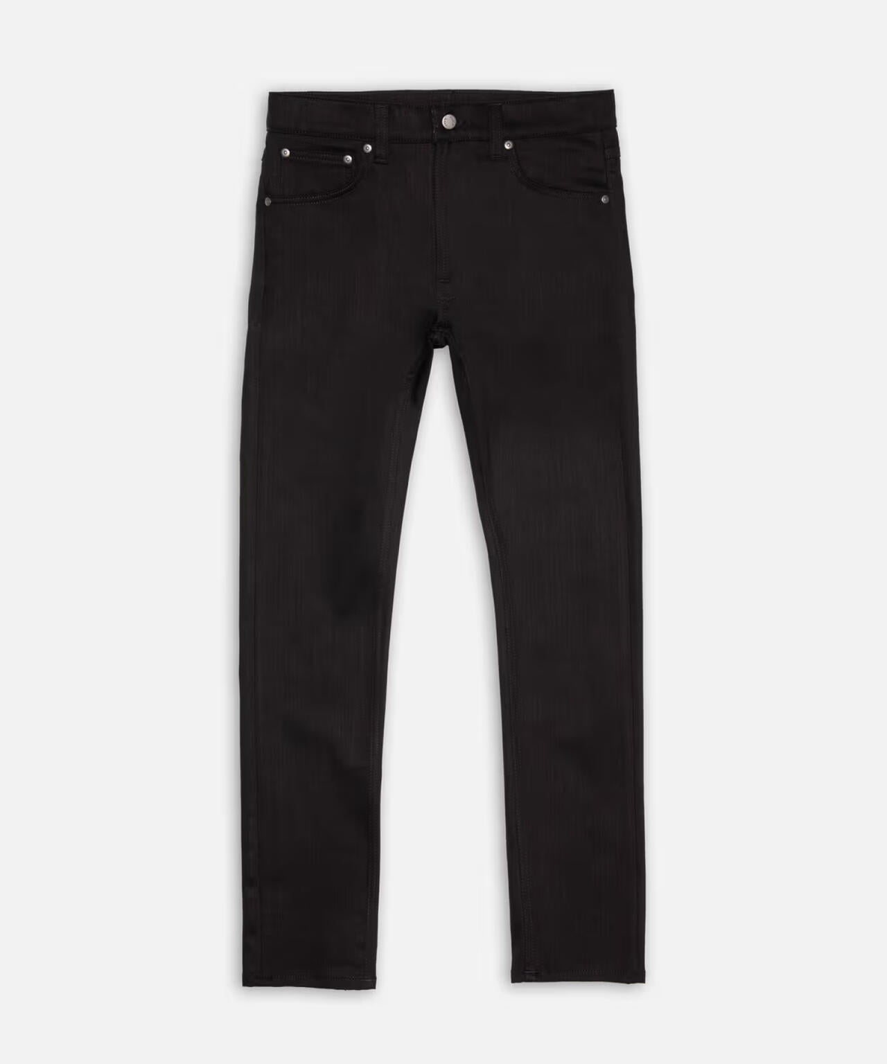 NUDIE JEANS/ヌーディージーンズ/LEAN DEAN /DRY EVER BLACK