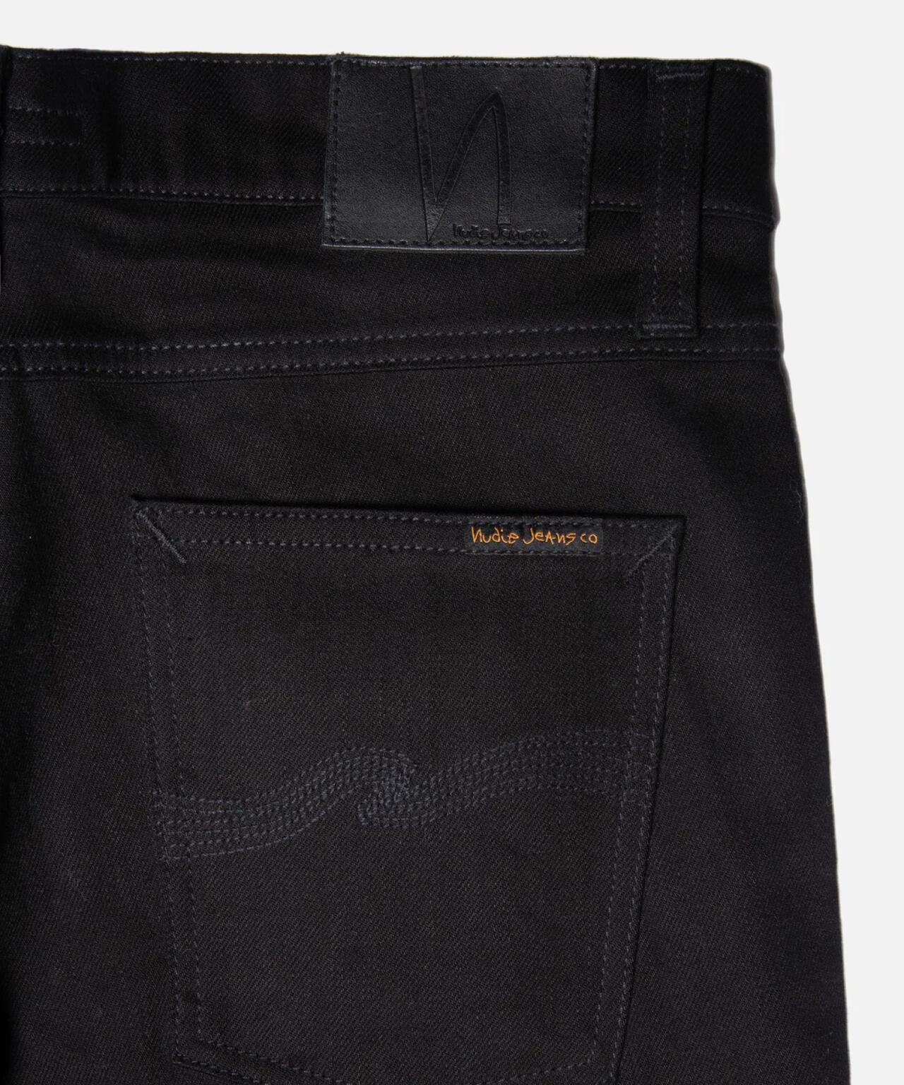 NUDIE JEANS/ヌーディージーンズ/LEAN DEAN /DRY EVER BLACK