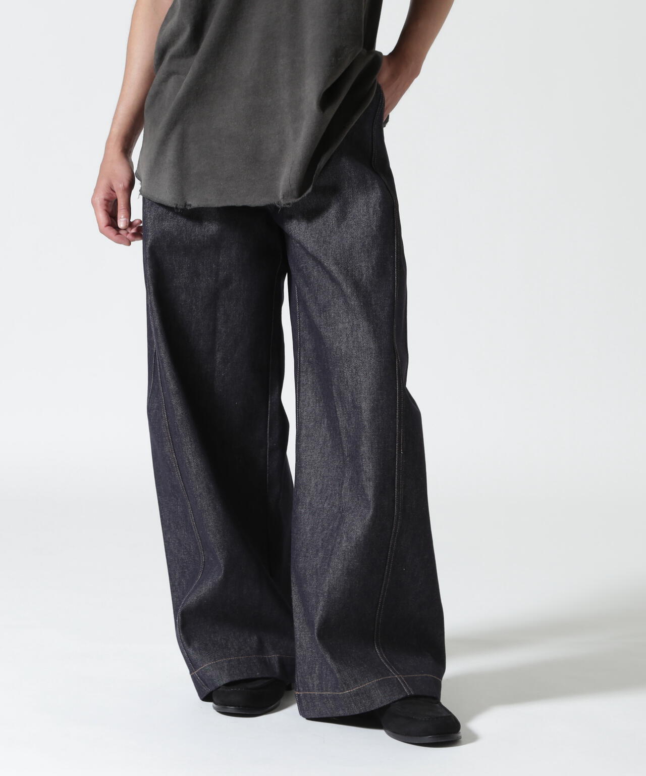 GEN_DAI/ゲンダイ/Hidden Pocket Rigid DENIM