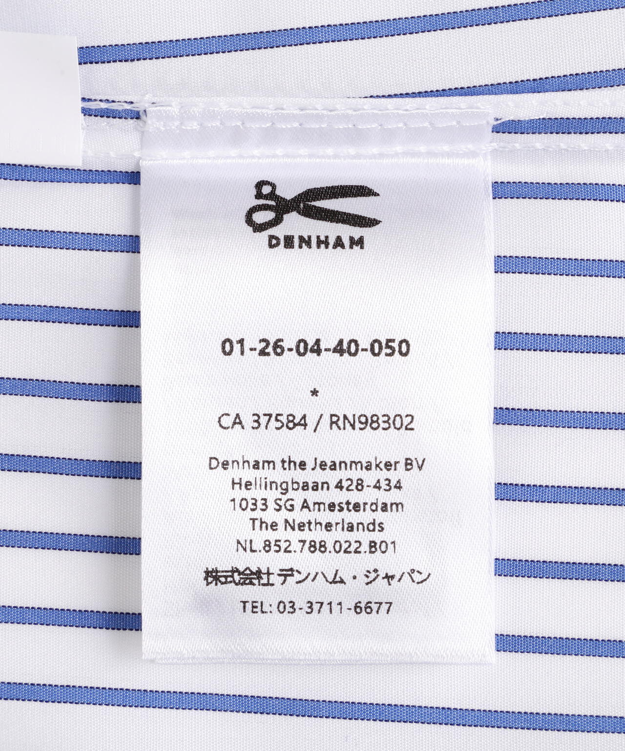 DENHAM/デンハム/SCISSOR PATCH BOWLING SHIRT