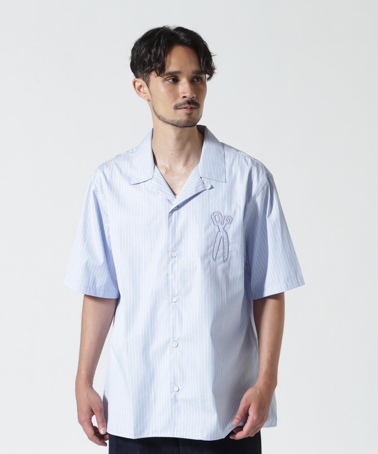 DENHAM/デンハム/SCISSOR PATCH BOWLING SHIRT