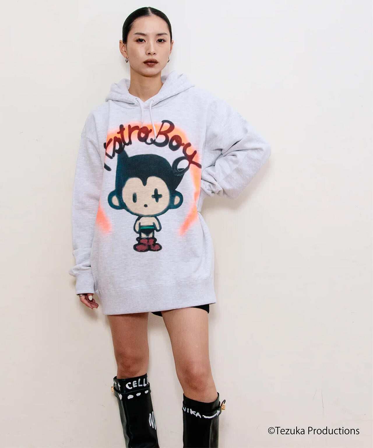 guernika/ゲルニカ/THUMB DOLL SPRAY HOODIE アトム