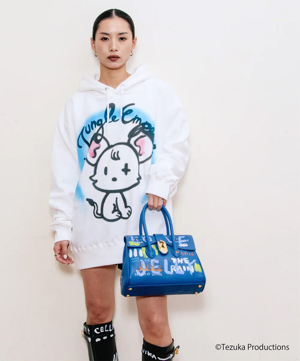 guernika/ゲルニカ/THUMB DOLL SPRAY HOODIE レオ