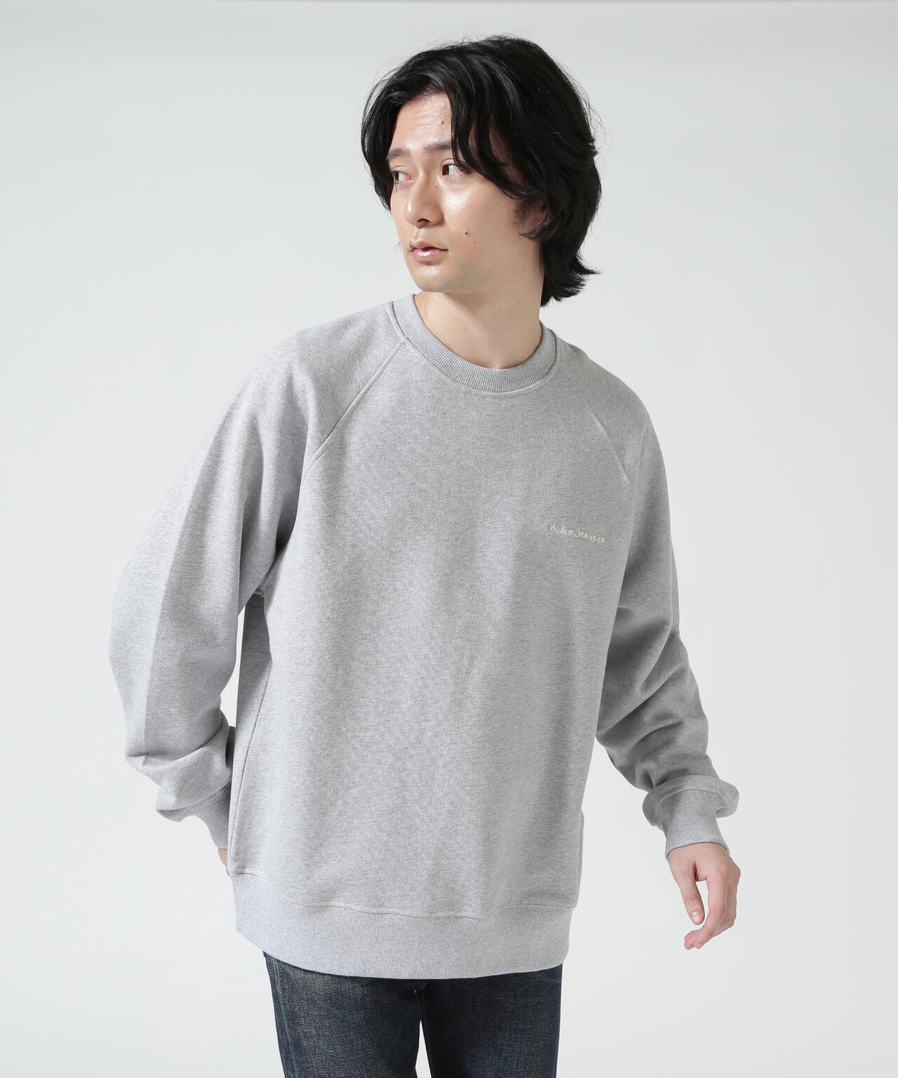 Nudie Jeans/ヌーディージーンズ/Palle/パレロゴ スウェットシャツ