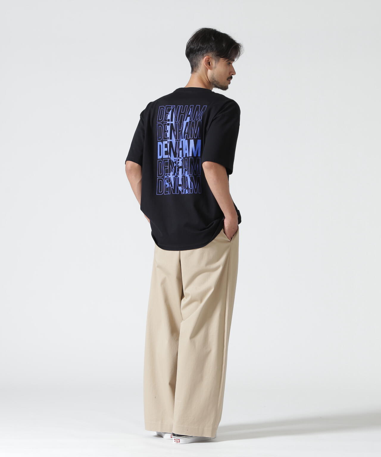 DENHAM/デンハム/TYPOGRAPHY GRAPHIC TEE