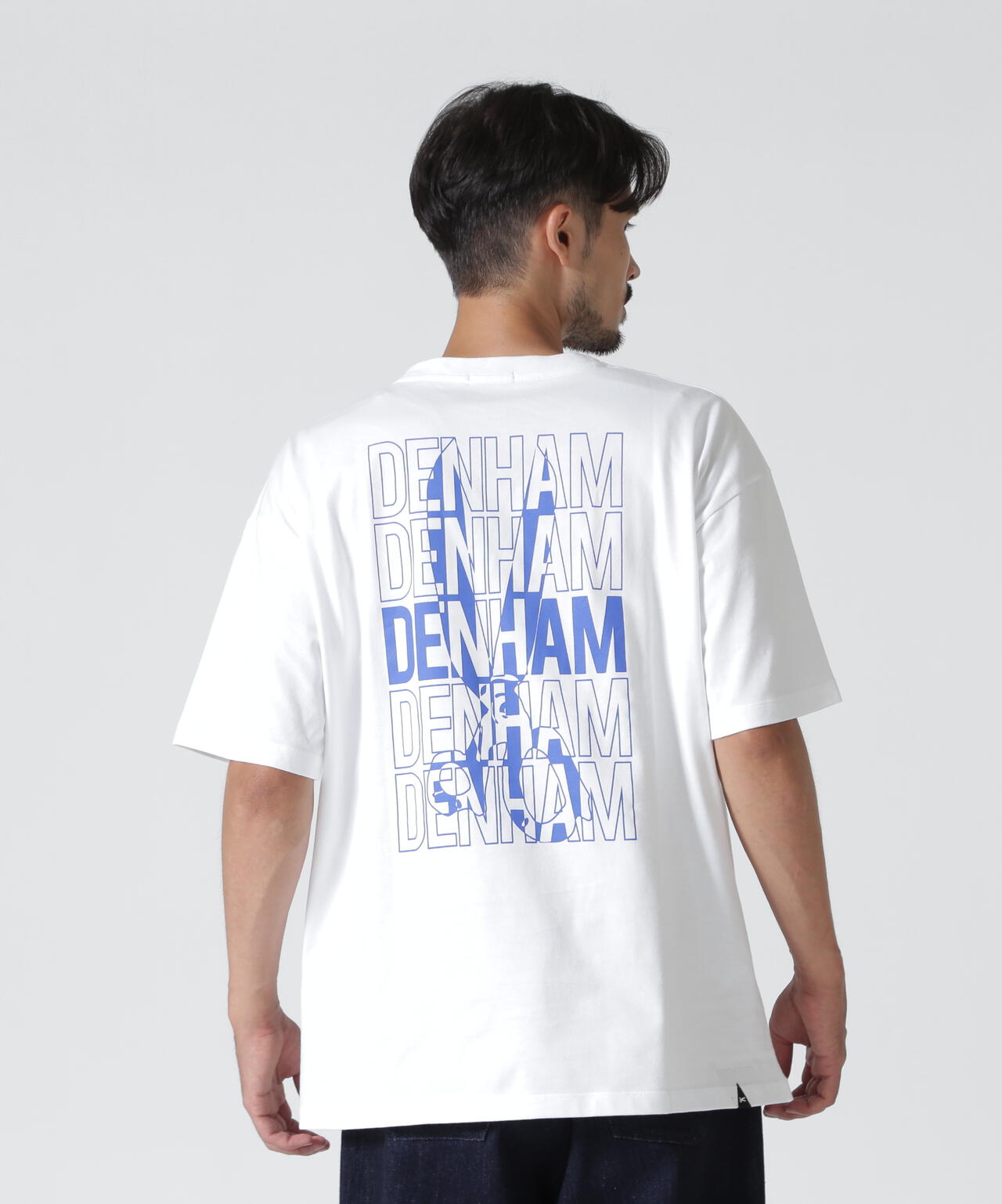 DENHAM/デンハム/TYPOGRAPHY GRAPHIC TEE