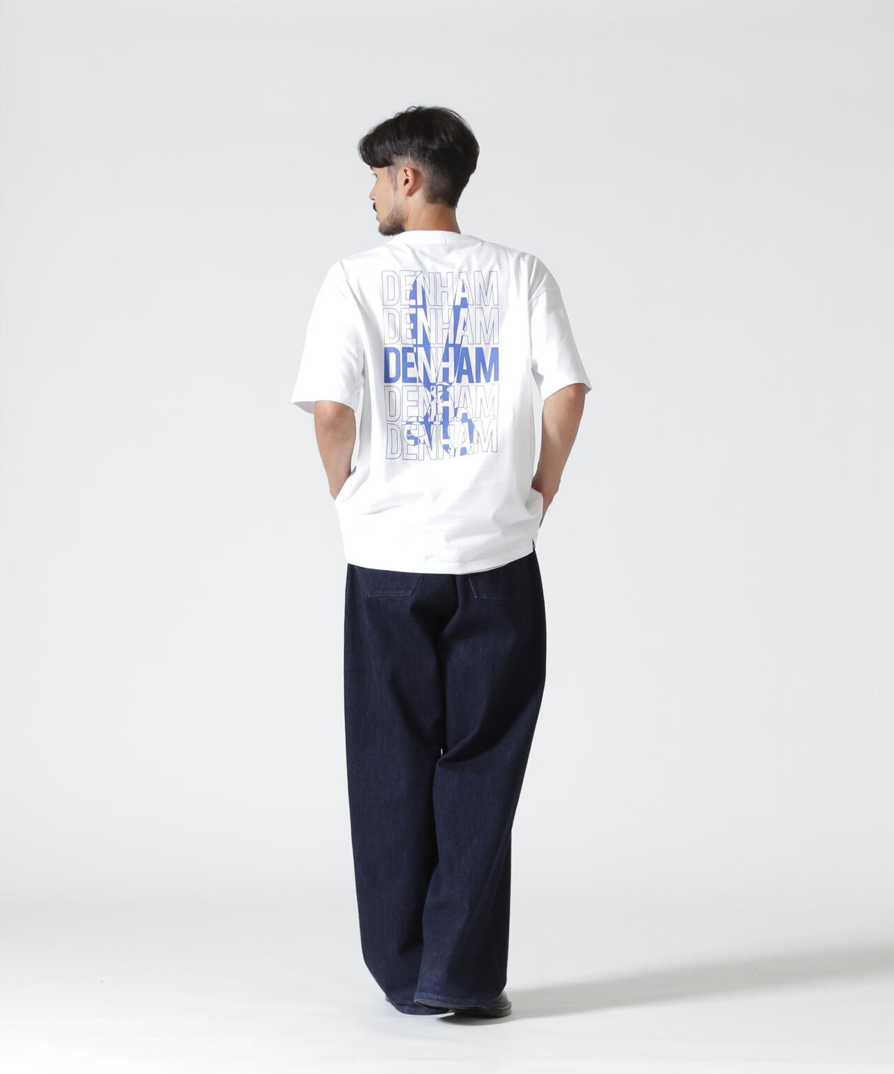 DENHAM/デンハム/TYPOGRAPHY GRAPHIC TEE