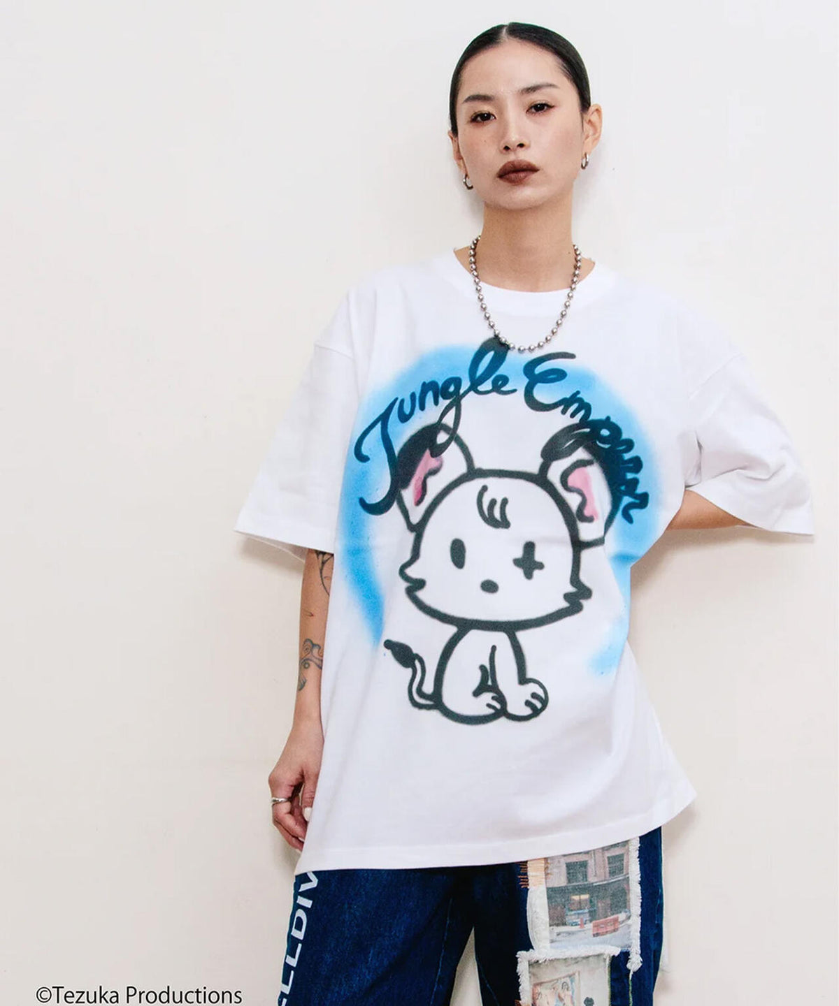 guernika/ゲルニカ/Thumb Doll Spray Tshirt レオ