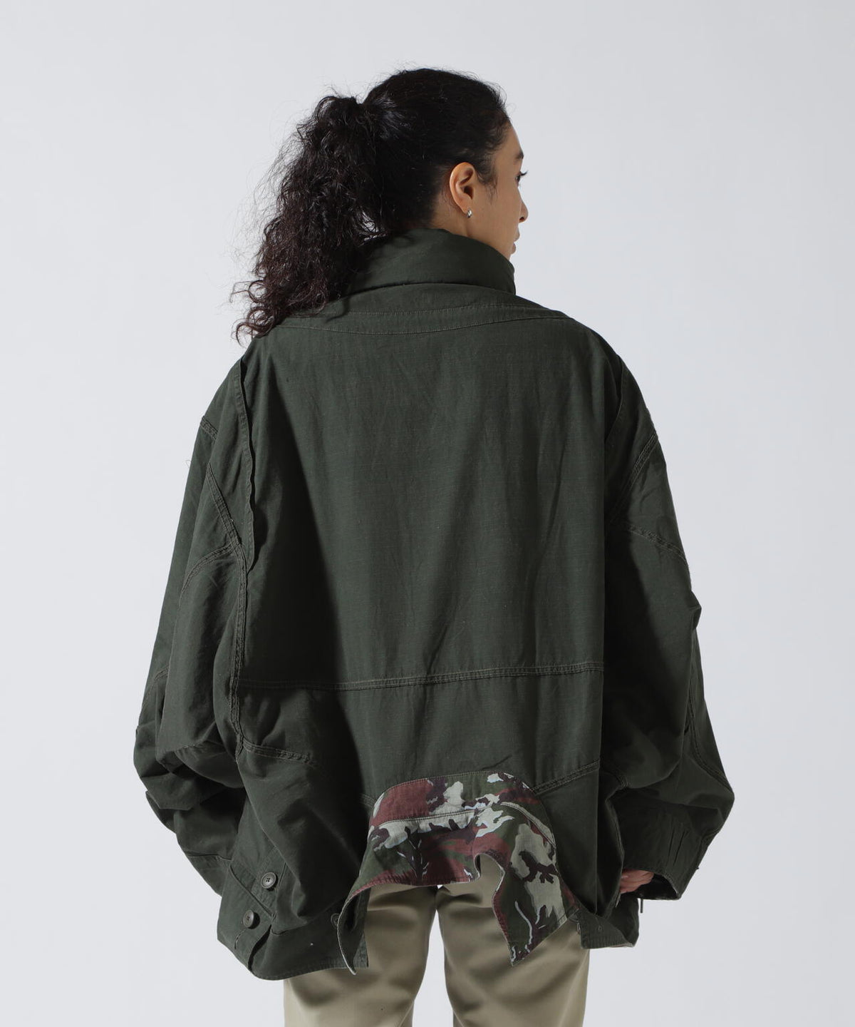 beautiful people×Alpha/double-end camouflage field JK