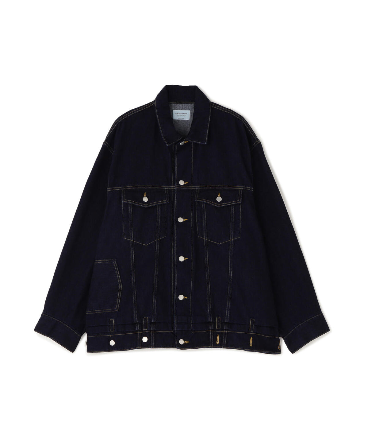 beautiful people/ビューティフルピープル/DOUBLE-END LEFT HAND TWILL DENIM BLOUSON