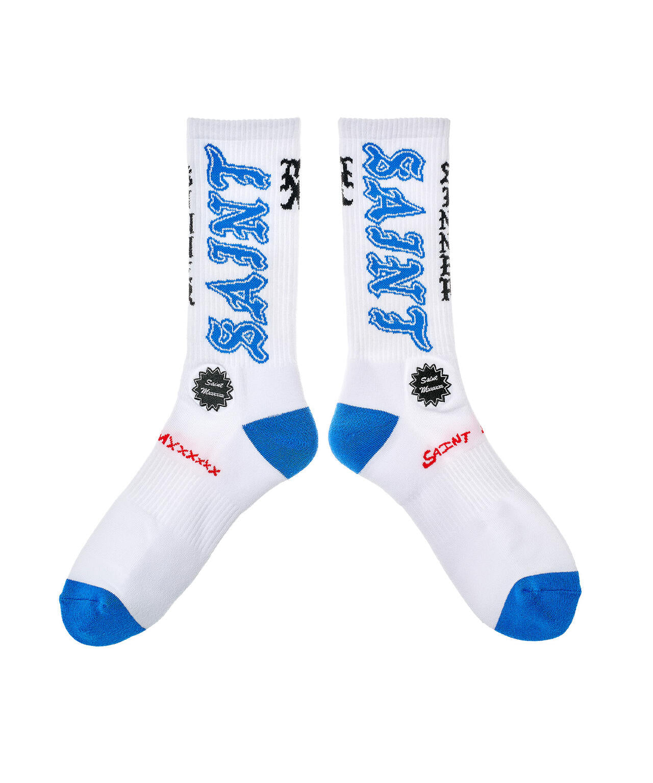SAINT MICHAEL/セントマイケル/SOCKS/SAINT/WHITE+BLUE