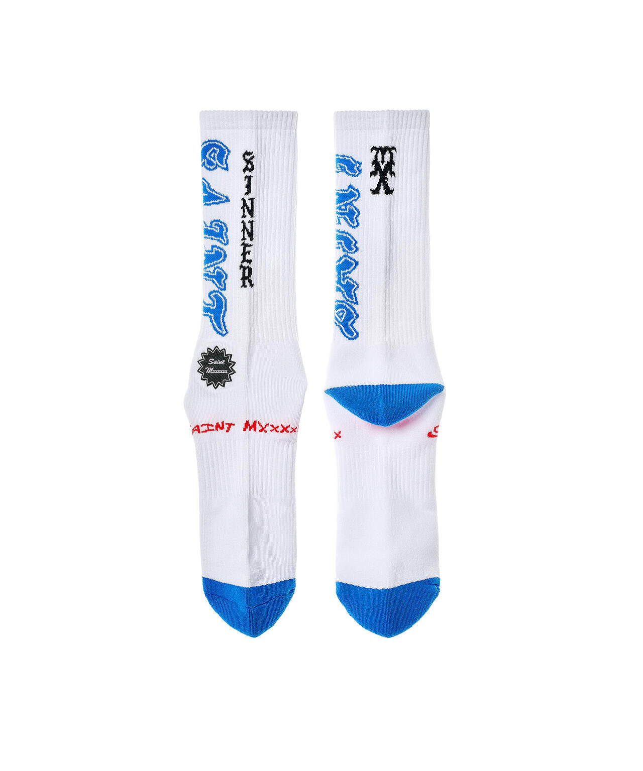 SAINT MICHAEL/セントマイケル/SOCKS/SAINT/WHITE+BLUE