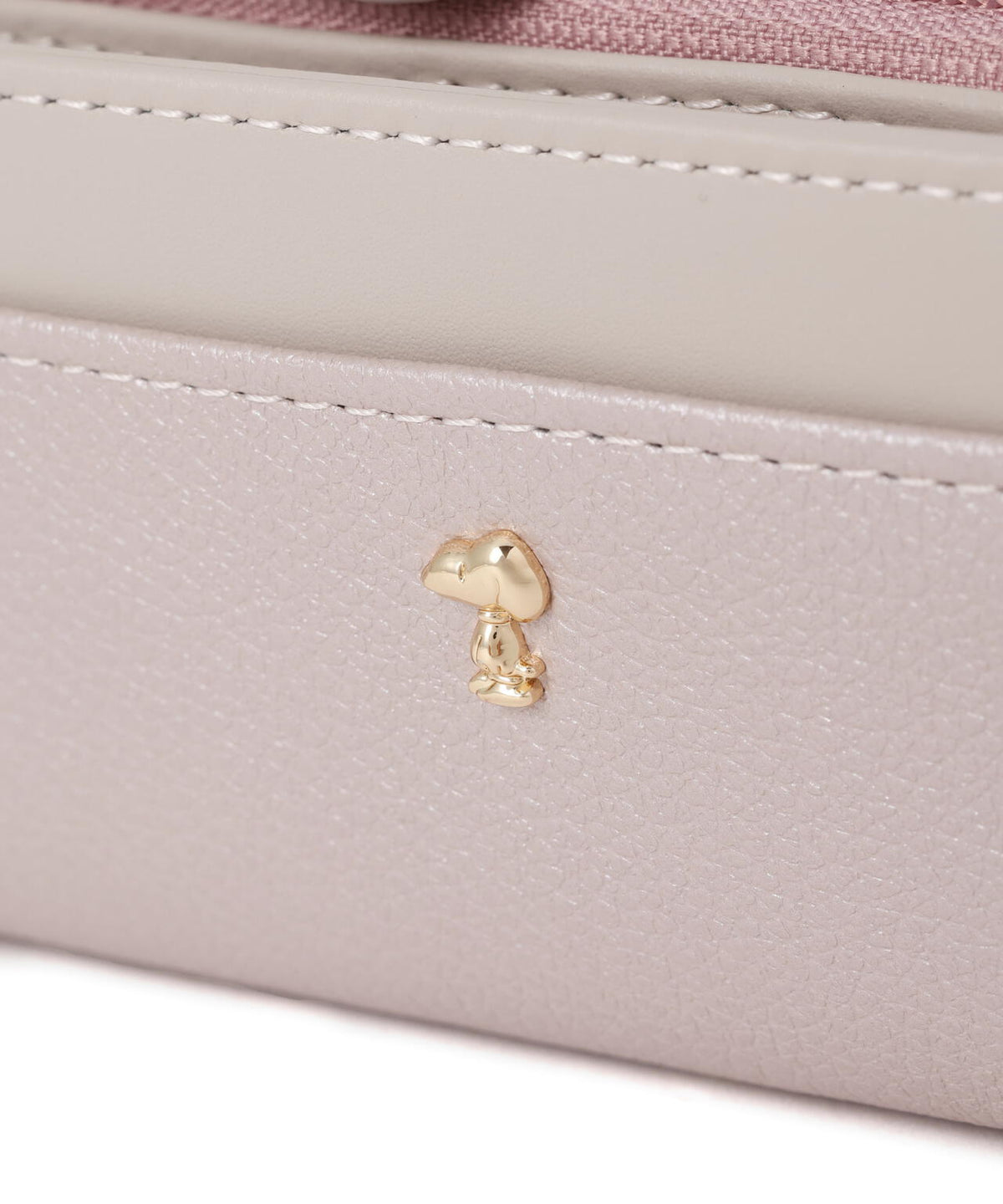 SNOOPY LEATHER COLLECTION/スヌーピーレザーコレクション/パールシリーズ ファスナー付きキーケース