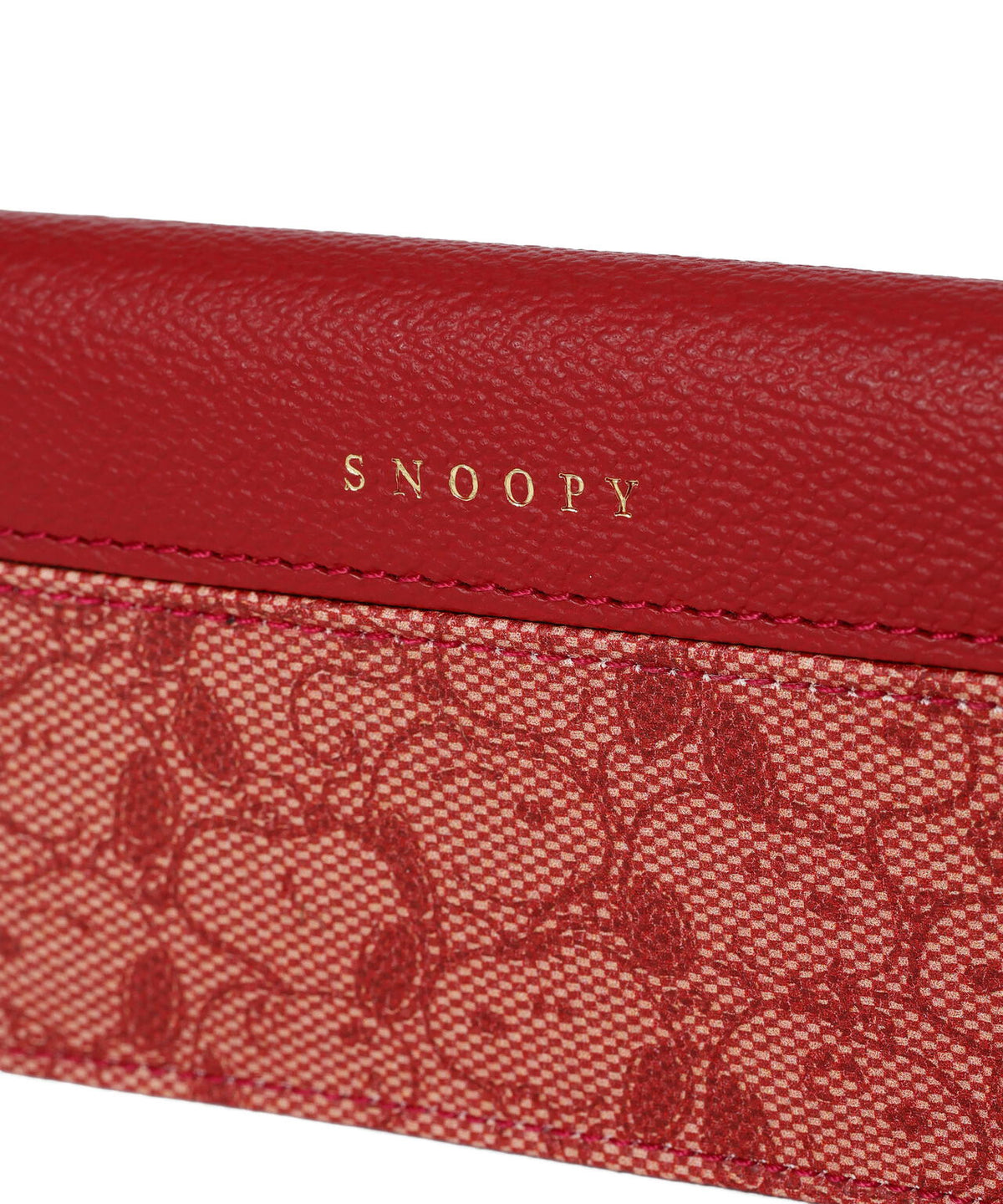SNOOPY LEATHER COLLECTION/スヌーピーレザーコレクション/ジャガード/名刺入