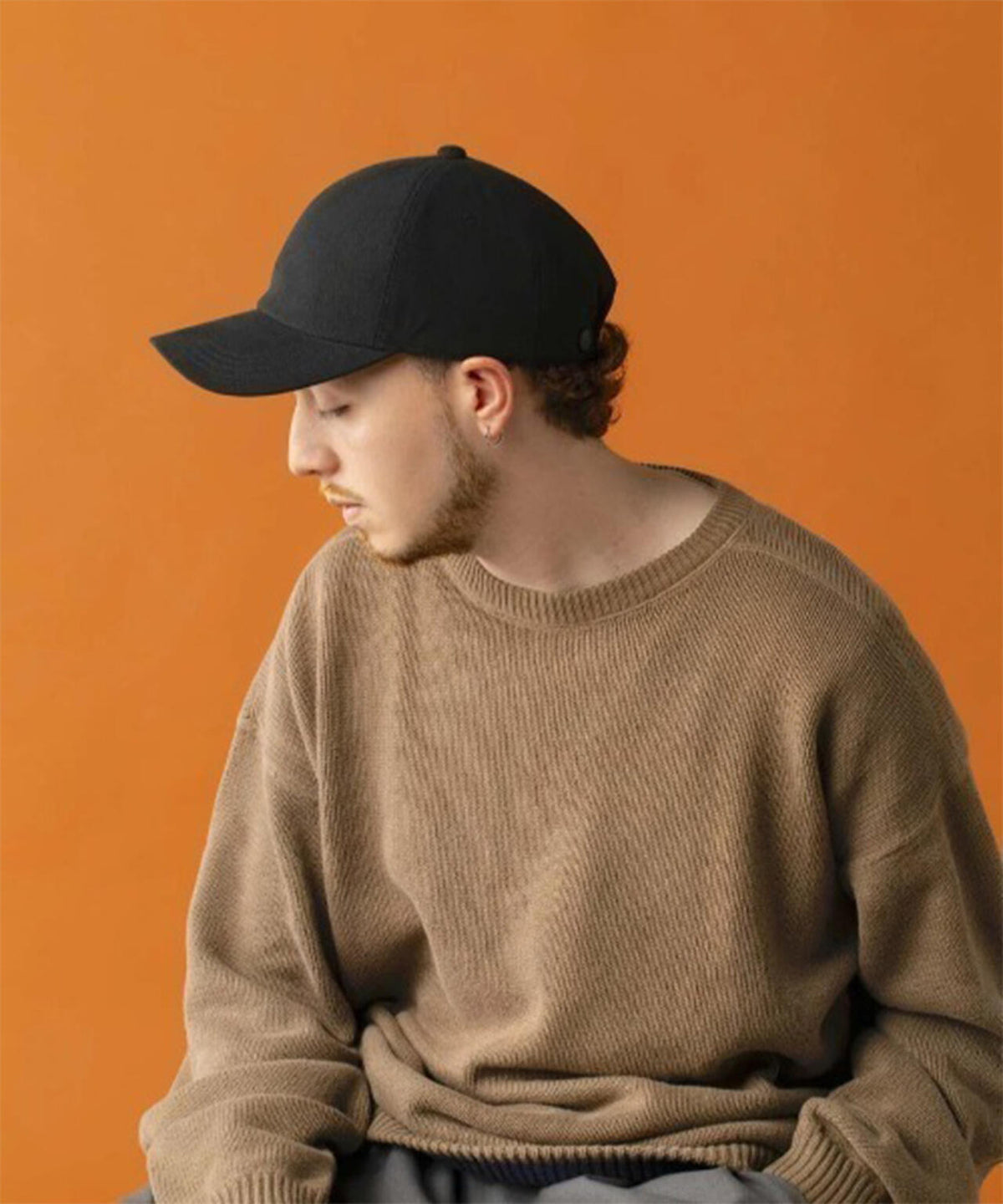 CPH/シーピーエイチ/DEEP 6 PANEL CAP/HIGH-TWIST/BLACK