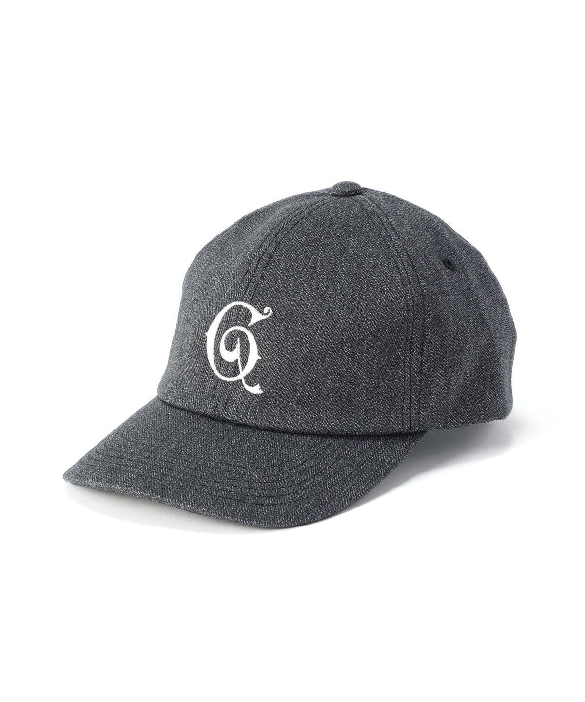 CPH/シーピーエイチ/DEEP 6 PANEL CAP/HEATHER TWILL/BLACK