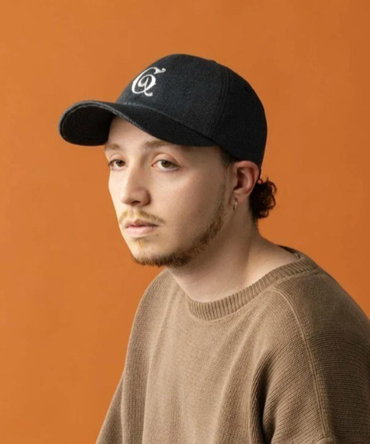 CPH/シーピーエイチ/DEEP 6 PANEL CAP/HEATHER TWILL/BLACK