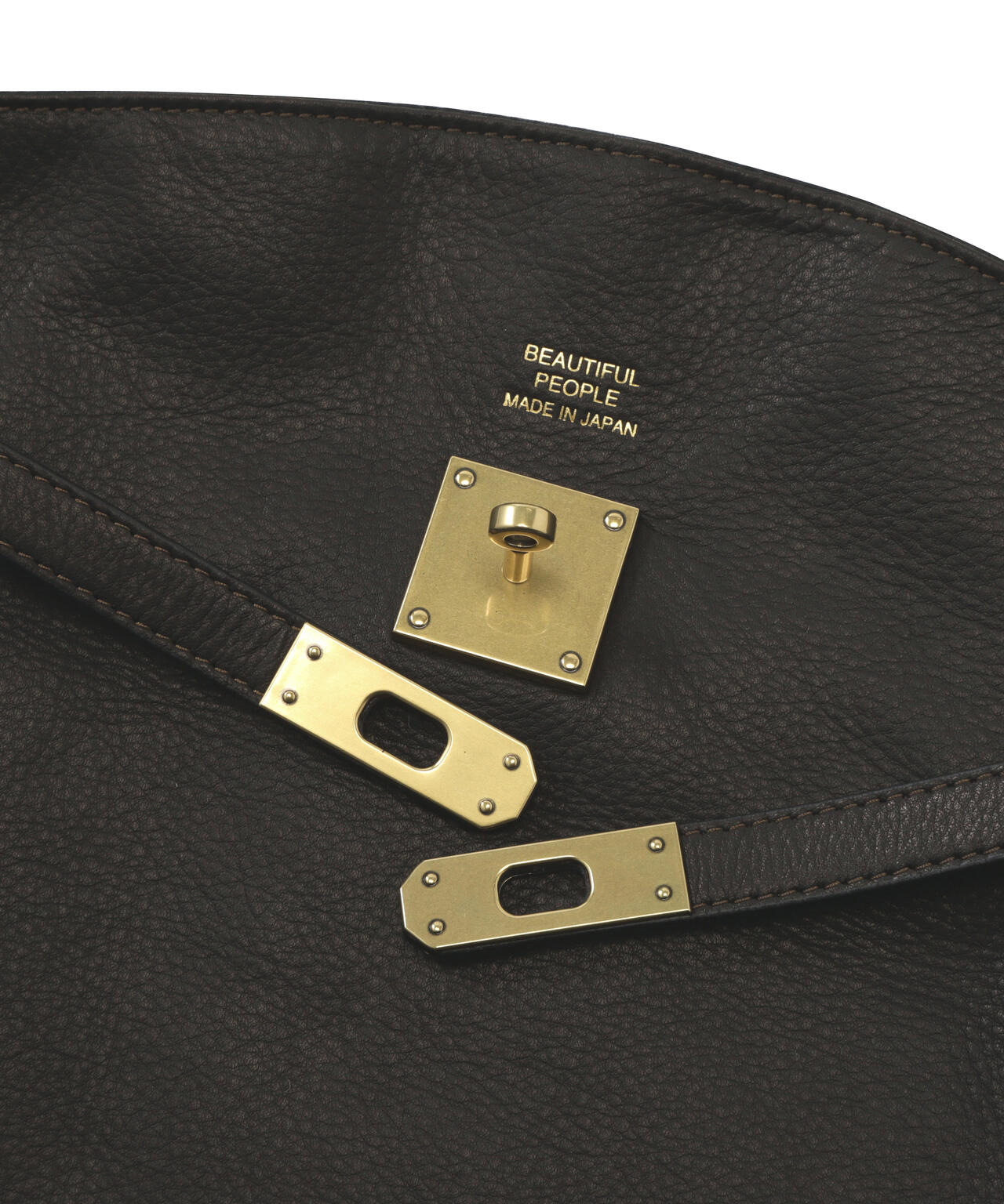 beautiful people/ビューティフルピープル/oiled leather xlarge market bag