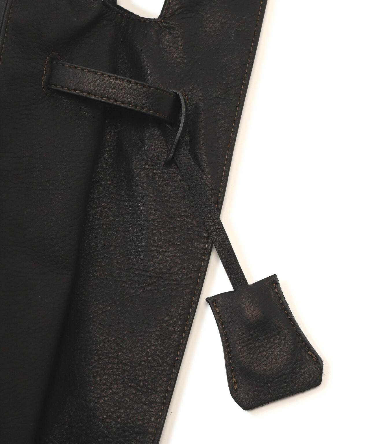 beautiful people/ビューティフルピープル/oiled leather xlarge market bag