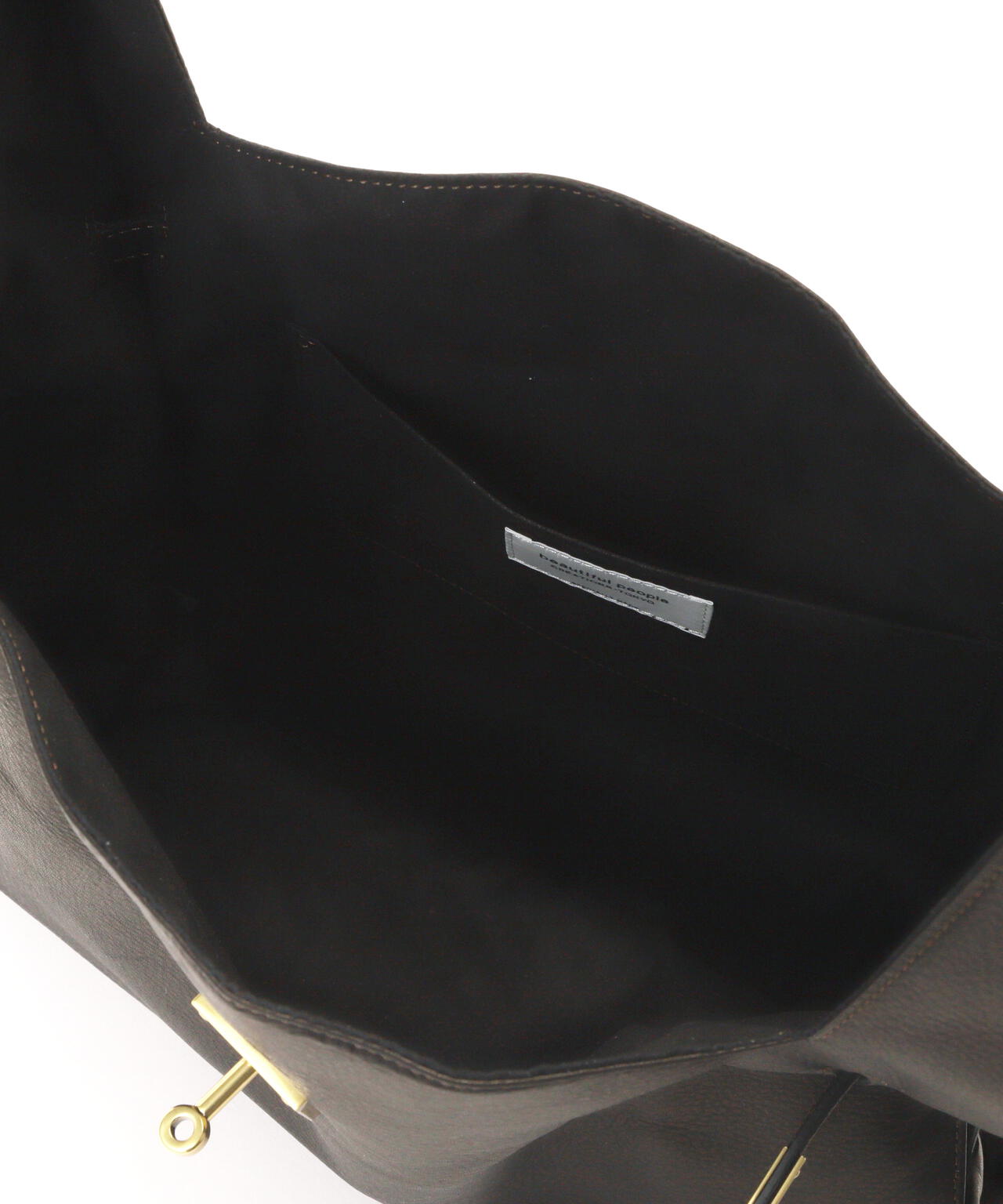 beautiful people/ビューティフルピープル/oiled leather xlarge market bag