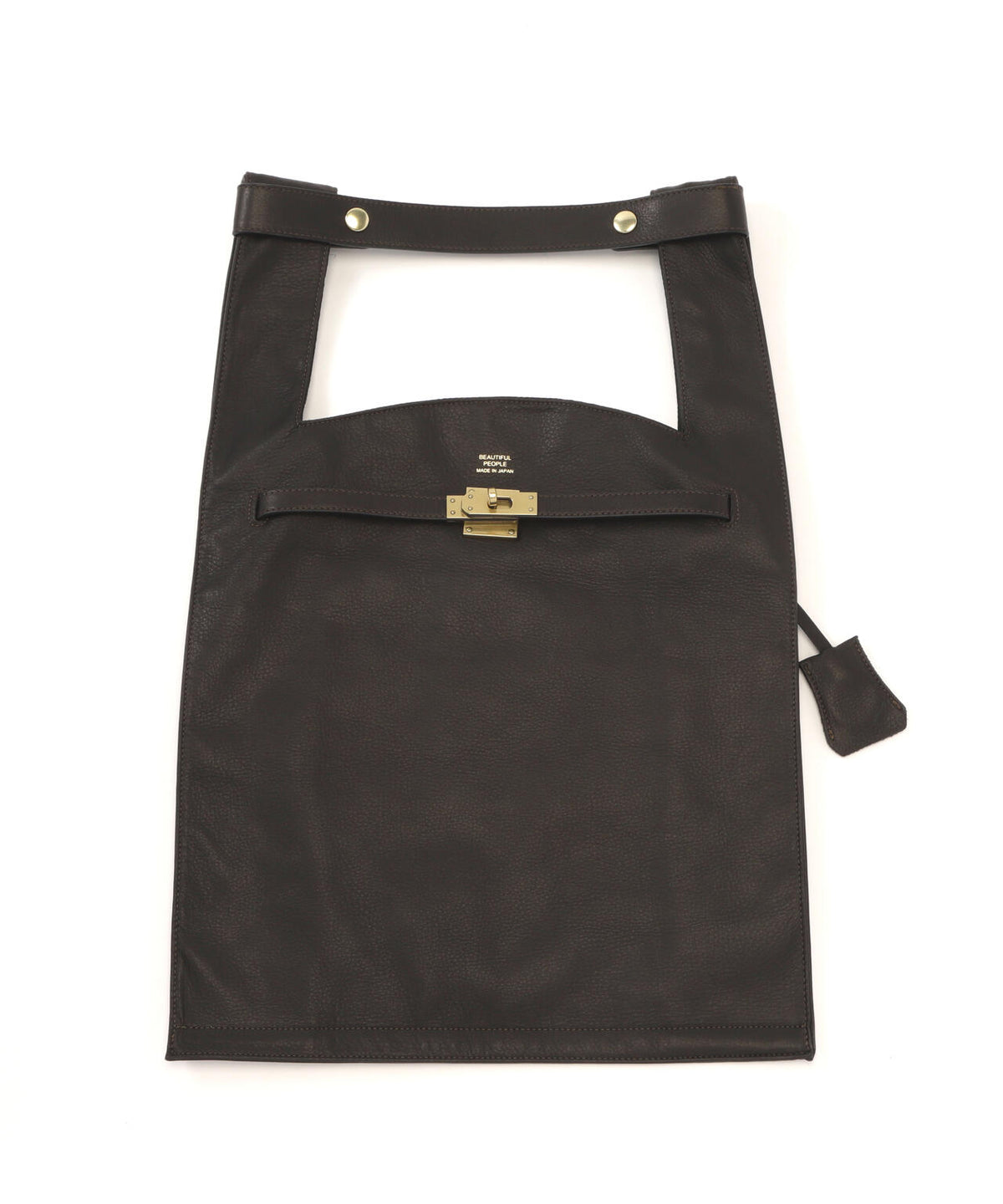 beautiful people/ビューティフルピープル/oiled leather xlarge market bag