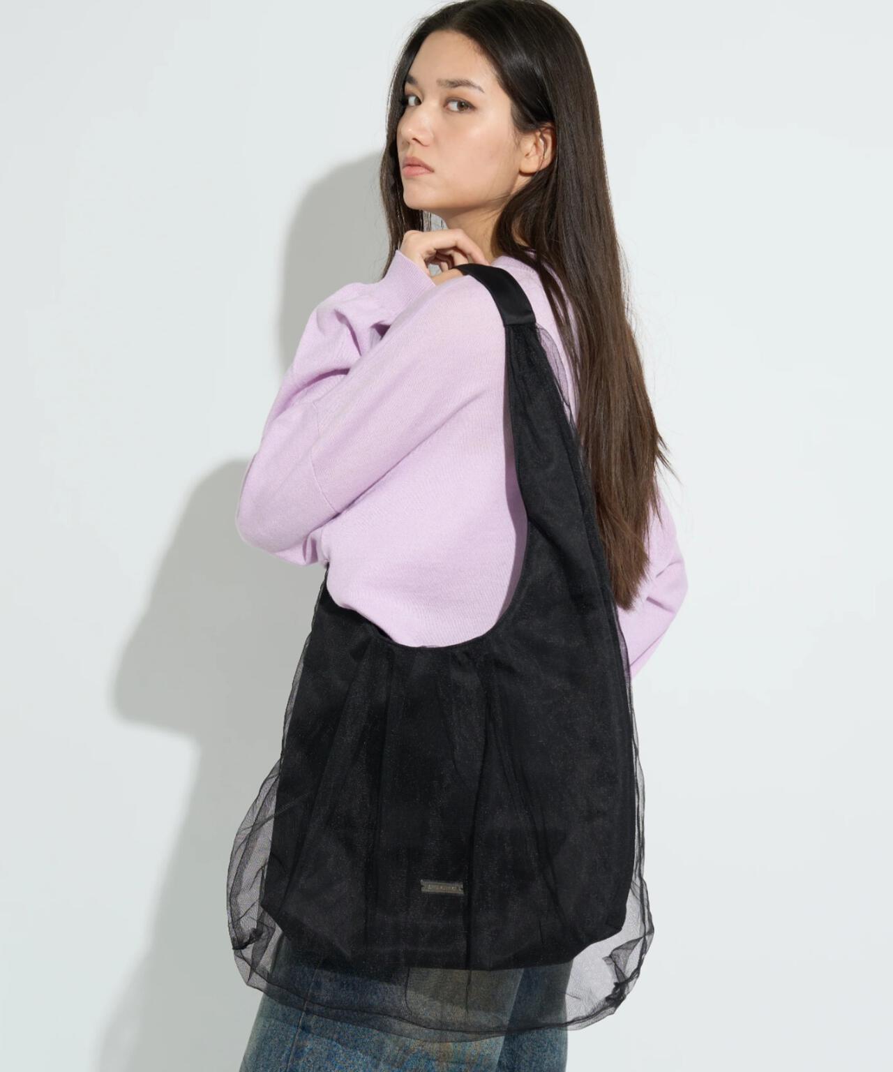 ANNA SUI NYC/アナ スイ エヌワイシー/チュールギャザーバッグ
