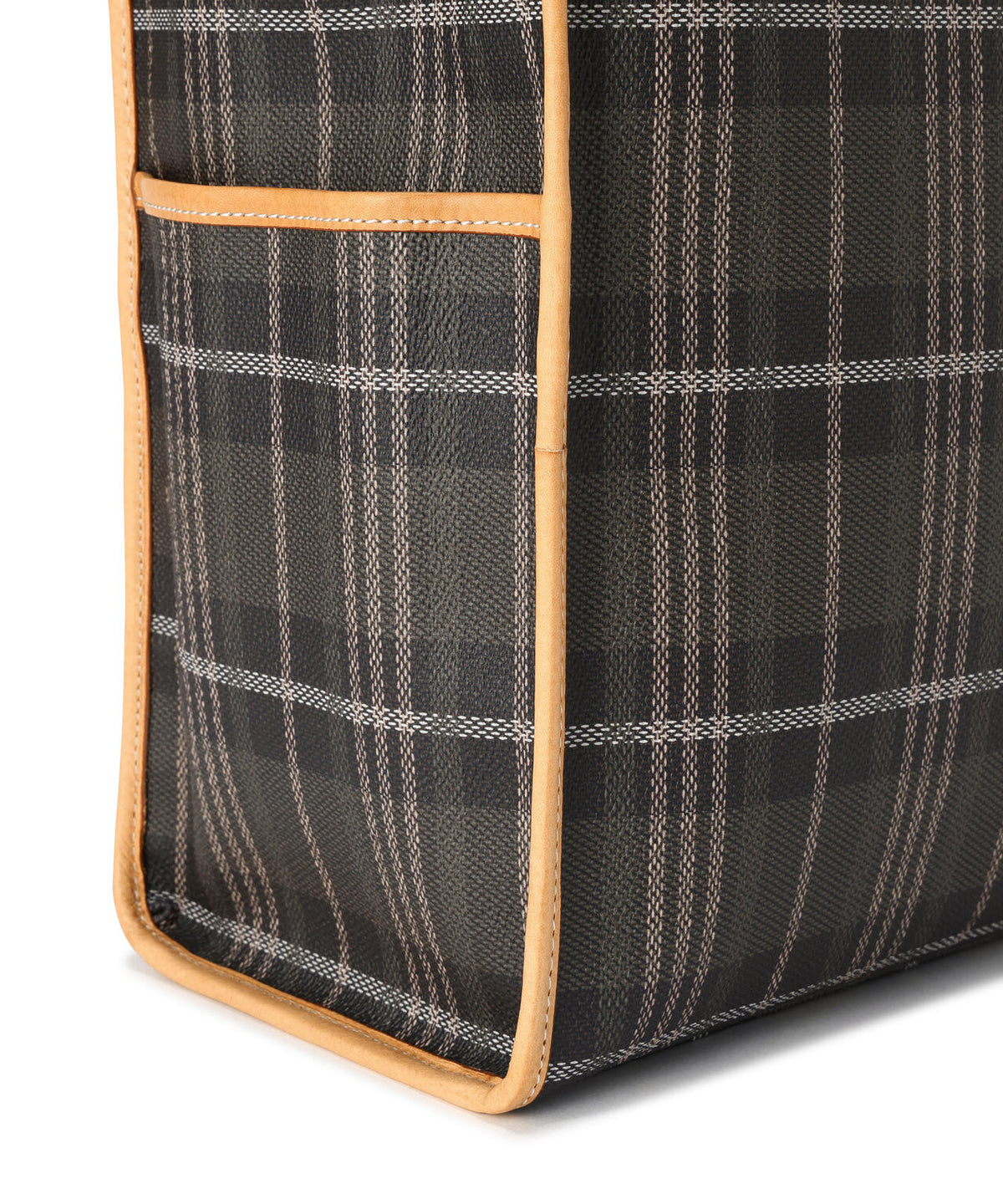 beautiful people/ビューティフルピープル/NOBLE POP PLAID TOTE BAG