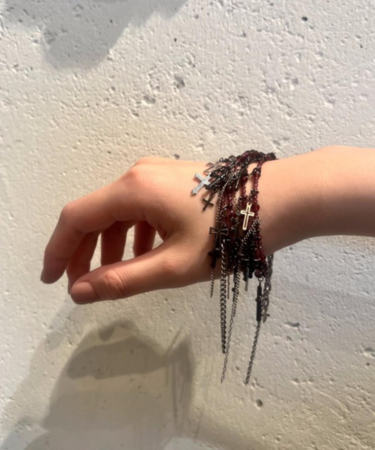 gunda/ガンダ/JUNK HEAVEN DIE BRACELET/Garnet