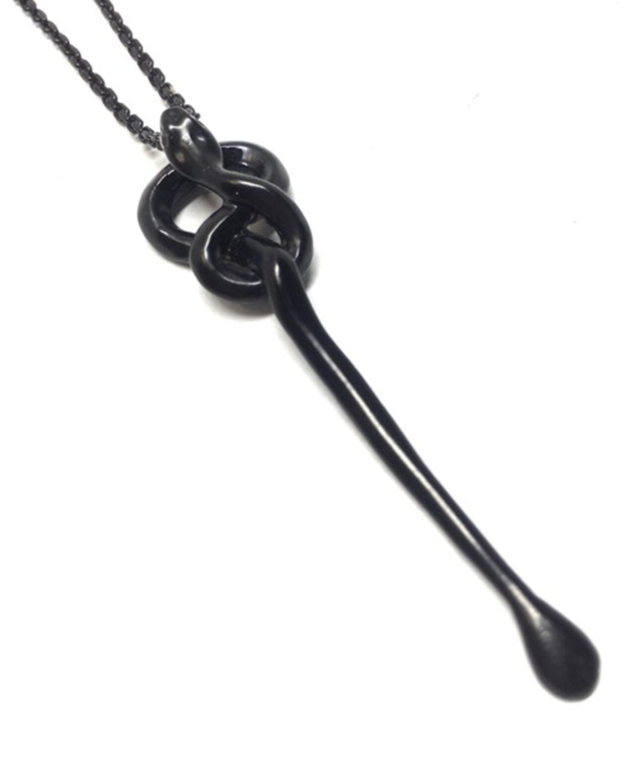 gunda/ガンダ/BLACK STEALTH NECKLACE/MATTE