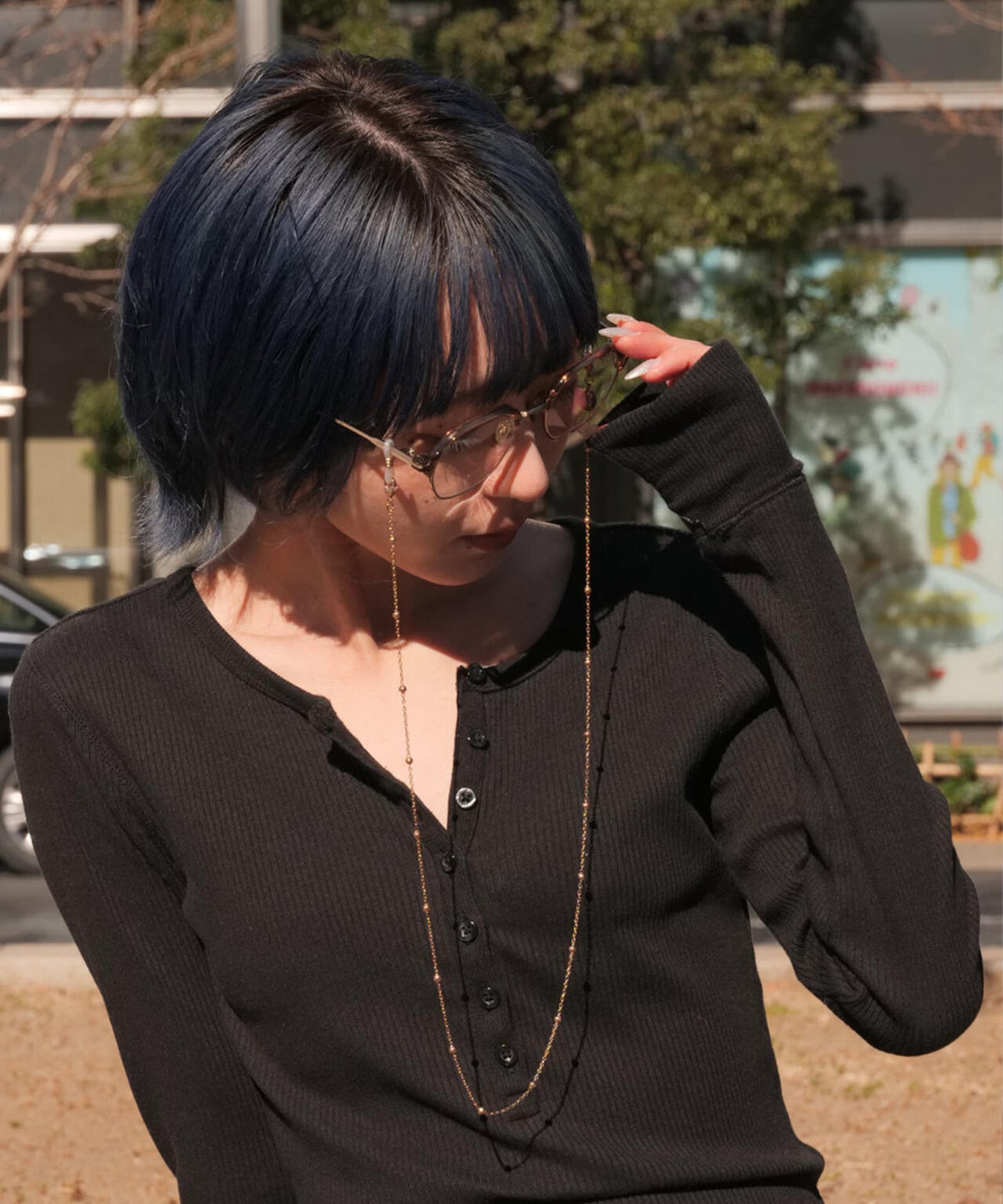 Sunny Cords/サニーコード/Ball chain rose gold