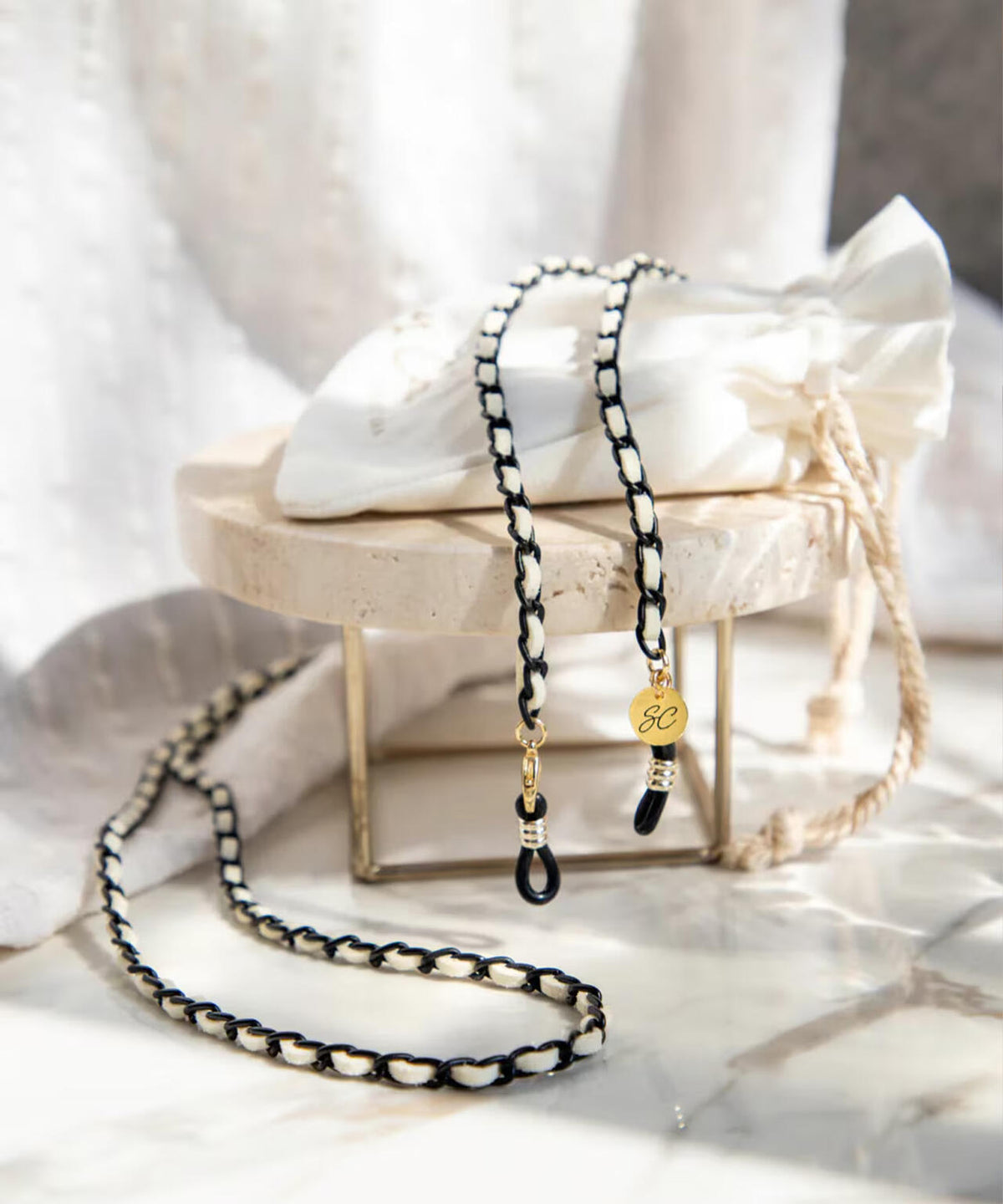 Sunny Cords/サニーコード/Classy C white black