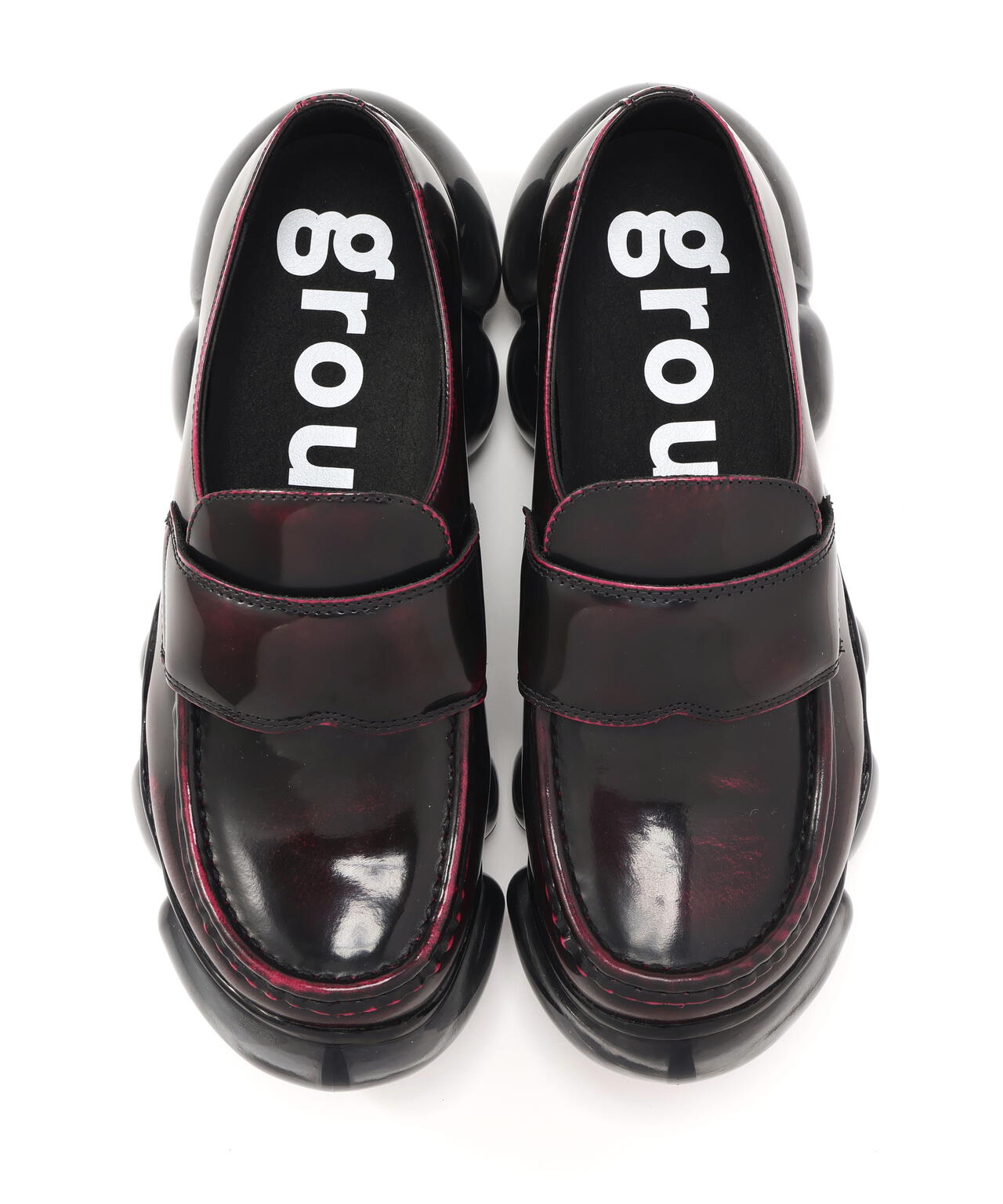 grounds/グラウンズ/JEWELRY LOAFER/WINE