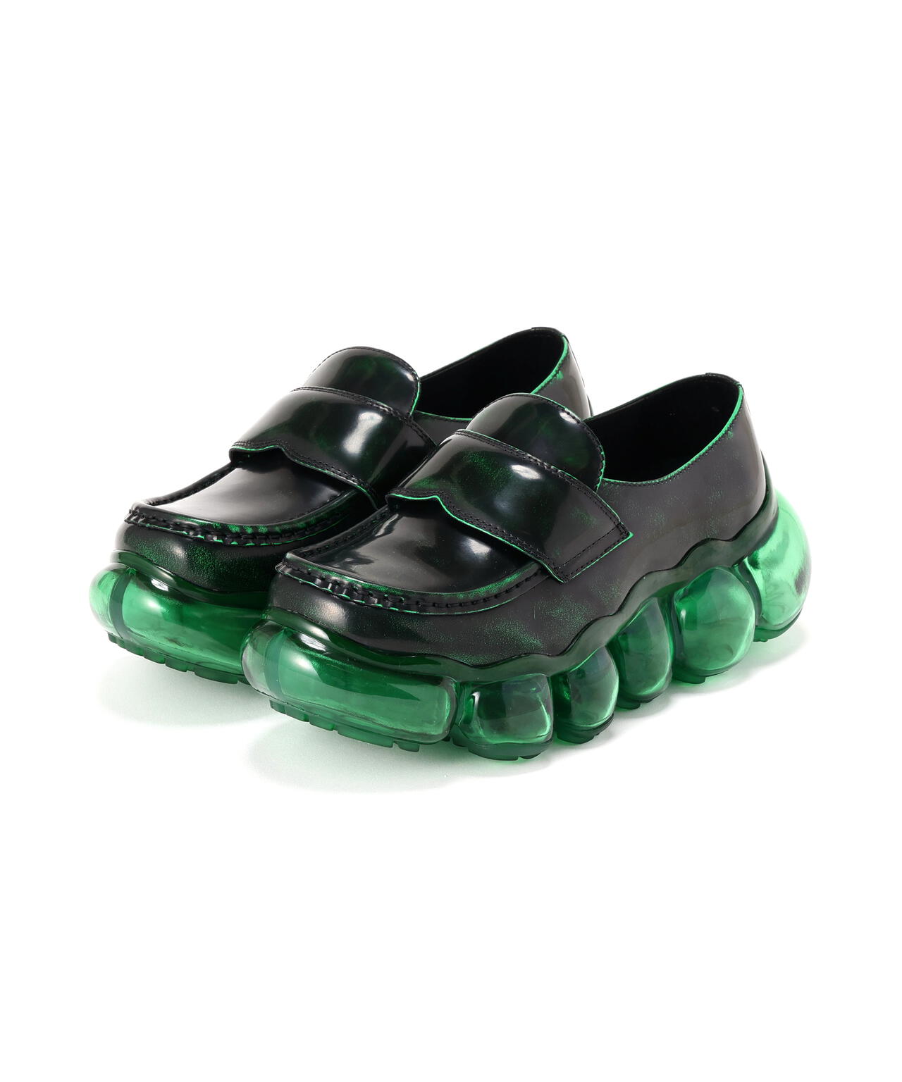 grounds/グラウンズ/JEWELRY LOAFER GREEN