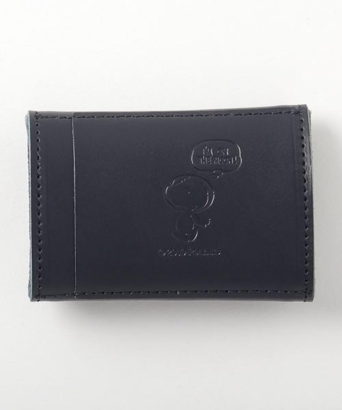 SNOOPY LEATHER COLLECTION/スヌーピーレザーコレクション/レザーコイン付きパスケース